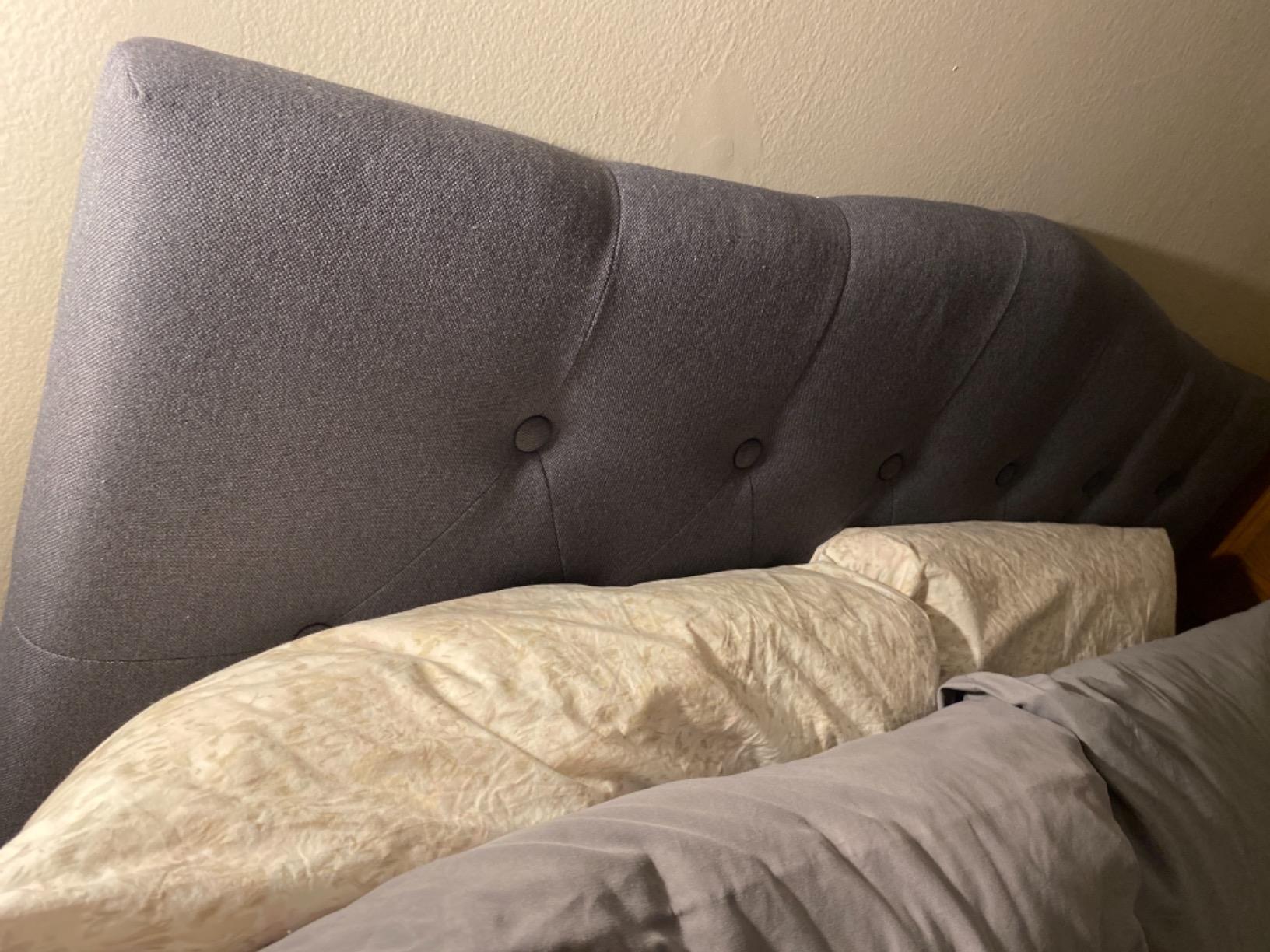 Flash Furniture Cambridge Tufted Upholstered Queen Size Headboard in Beige Fabric customer photo 2