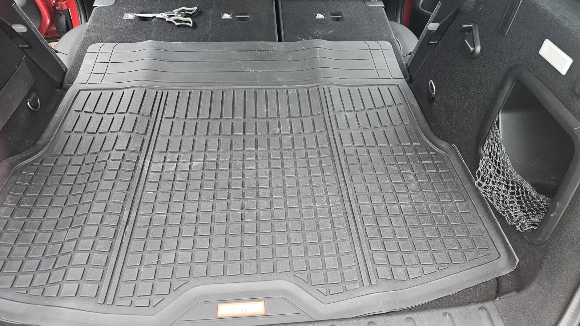 Motor Trend FlexTough Advanced Black Rubber Car Floor Mats - Heavy Duty Trim to Fit All Weather Floor Mats for Cars Truck SUV - Automotive Car Interior Floor Liner Protection - Universal Fit customer photo 2