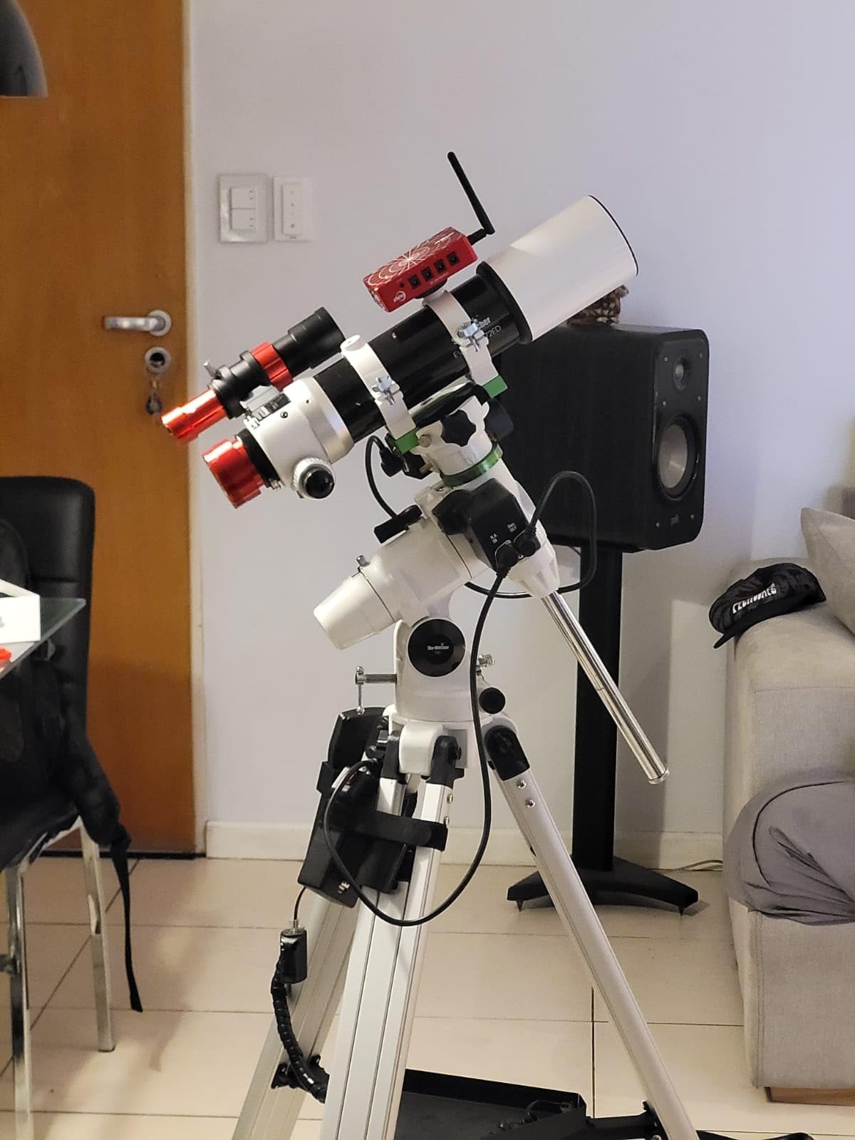ZWO ASI120MM-Mini 1.2MP Monochrome Astronomy Camera, Compact, 1280x960 CMOS Sensor, USB2.0 Type-C, ST4 Port customer photo 2