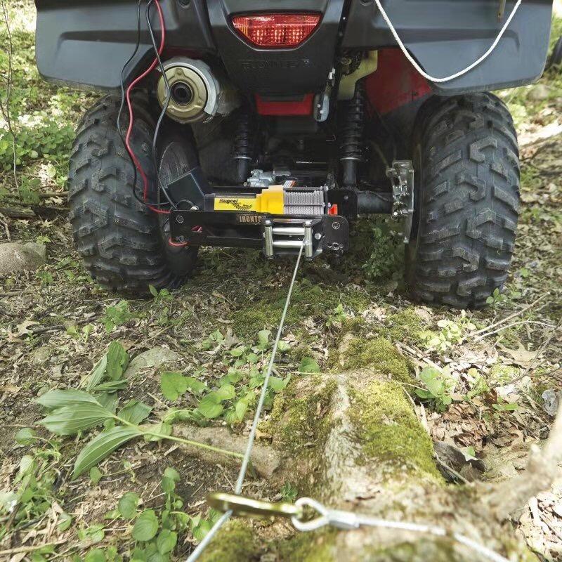 RUGCEL WINCH 3500lb. ATV/UTV Electric Winch with Roller Fairlead, Mount Plate customer photo 2