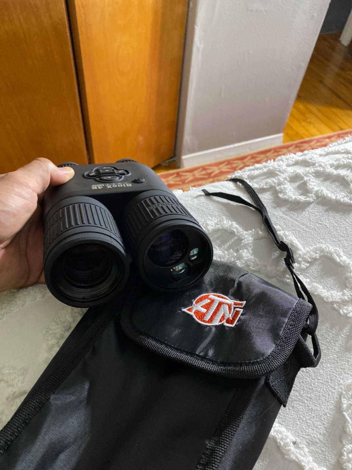 ATN Binox 4K 4-16X Smart Ultra HD Day/Night Hunting Binoculars w/Built-in Laser Rangefinder, Video Record, Wi-Fi, E-Compass, 16hrs+ Battery Power customer photo 1