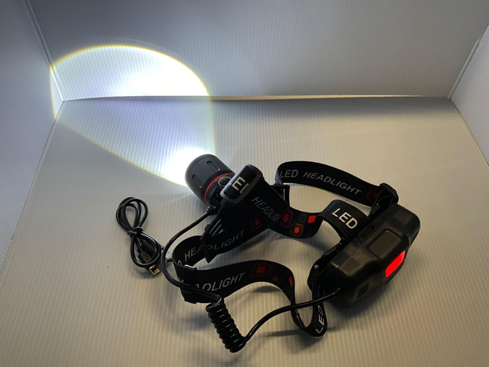 WINDFIRE New Brightest Red Light Hunting Headlamp Zoomable 3 Modes Bright Head Lamp Rechargeable Waterproof Headlight for Coyote Hog Varmint, Astronomy, Aviation customer photo 1