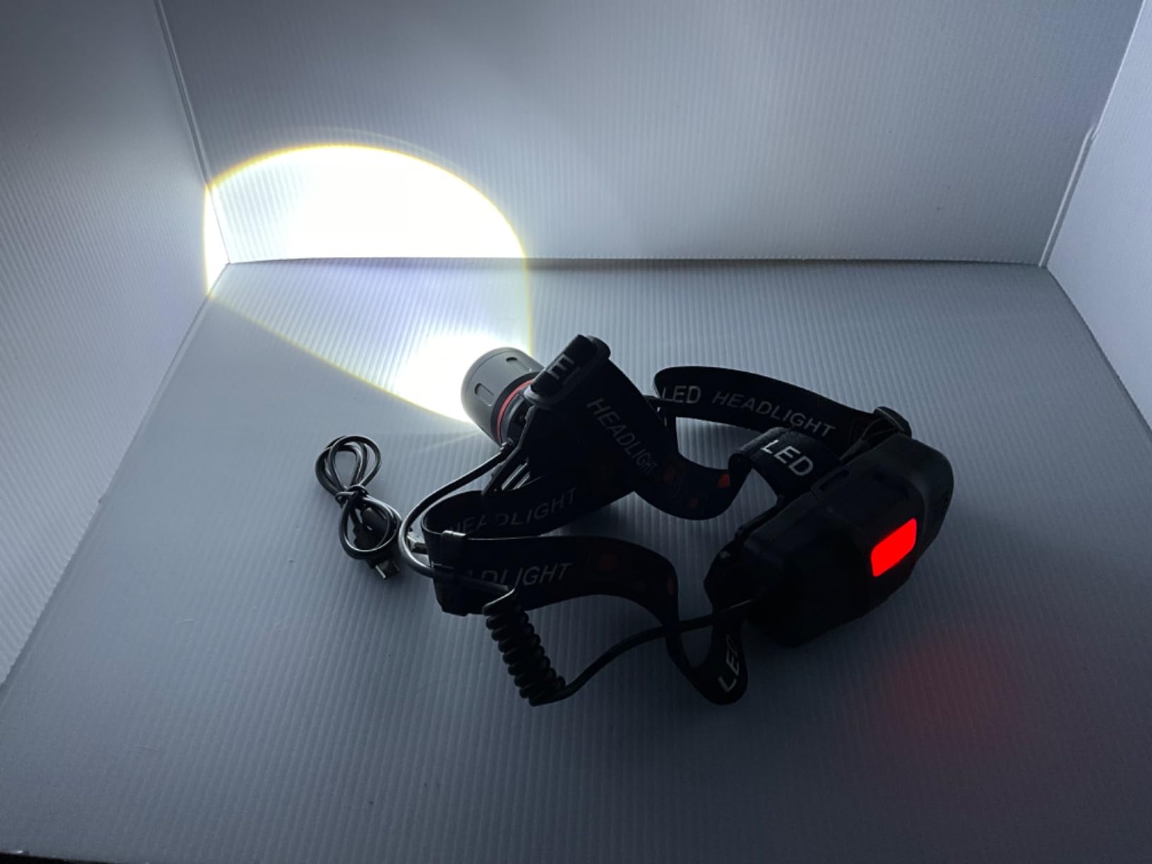 WINDFIRE New Brightest Red Light Hunting Headlamp Zoomable 3 Modes Bright Head Lamp Rechargeable Waterproof Headlight for Coyote Hog Varmint, Astronomy, Aviation customer photo 2