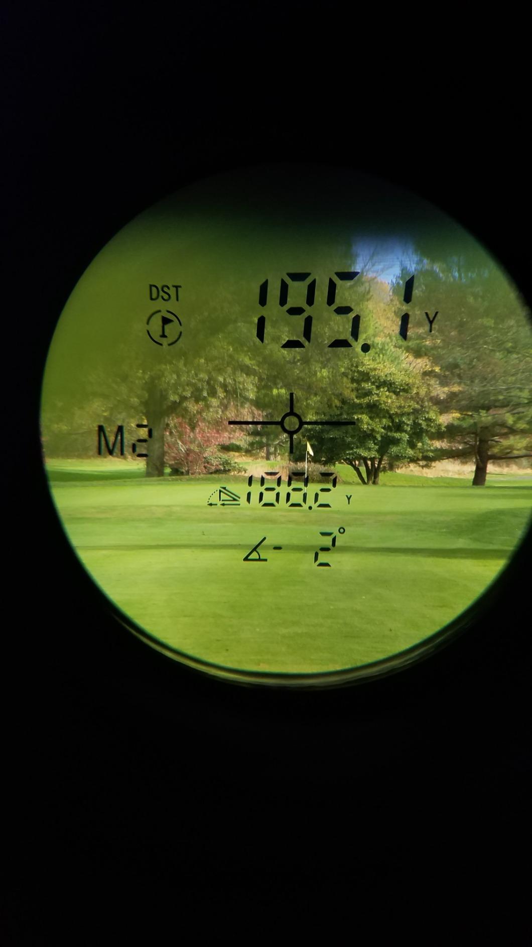 Gogogo Sport Vpro GS24 Golf & Hunting Laser Rangefinder, 7X Magnification, 1200 Yard Distance Measuring Range Finder with High-Precision Flag Pole Locking Vibration Function Slope Mode Continuous Scan customer photo 2