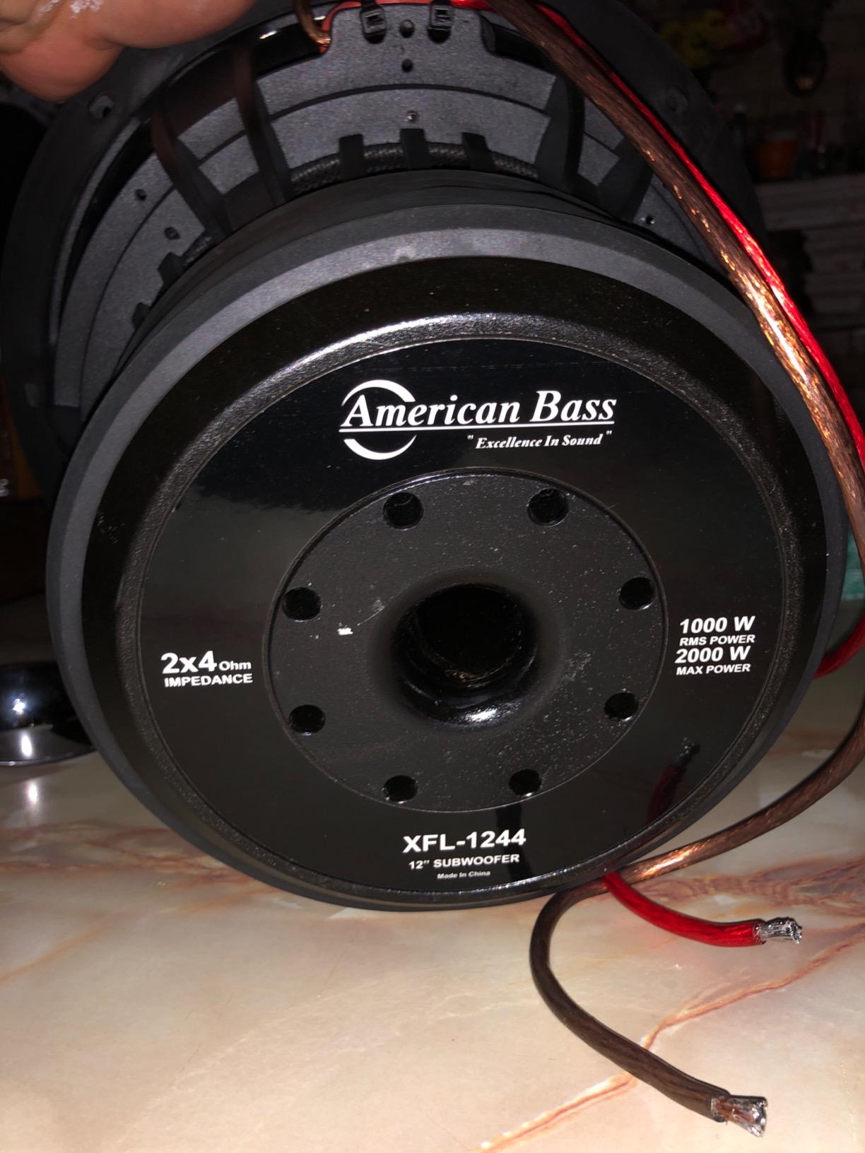 American Bass XFL 10 Inch Car Subwoofer - 4 Ohm 3000 Max Watts - High Power Subwoofer Speaker with Deep Bass Performance customer photo 2