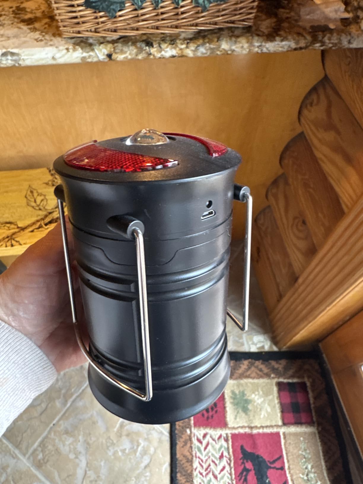 2 Pack Camping Lanterns, USB Rechargeable and Battery Powered 2-in-1 LED Lanterns, Hurricane Lights with Flashlight and Magnet Base for Camping, Hiking, Emergency, Outage customer photo 2
