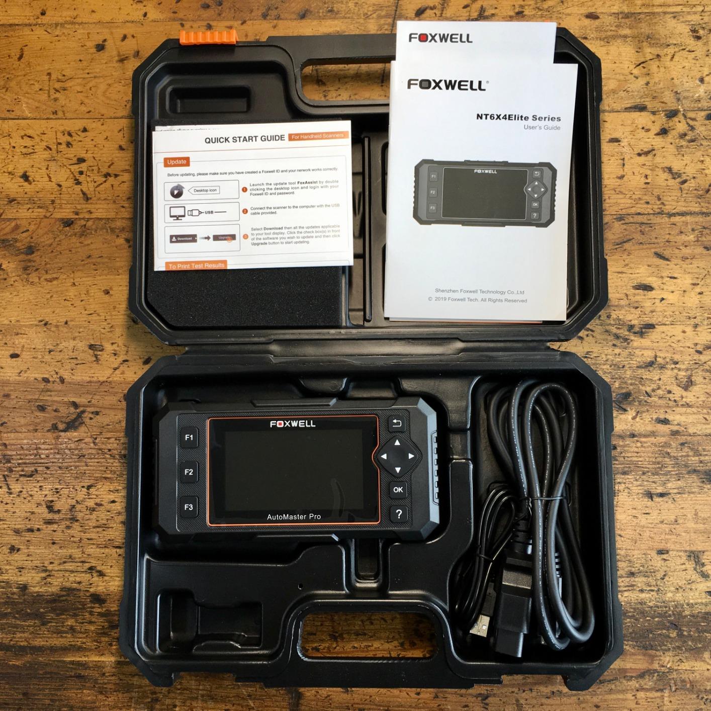 FOXWELL NT624 Elite OBD2 Scanner, All-System 8 Resets Code Reader | Upgraded from NT604/NT614, ABS Bleeding, EPB, Oil, BMS, SAS, Throttle, Injector & DPF Scan Tool, Auto VIN, for DIY Mechanics customer photo 1