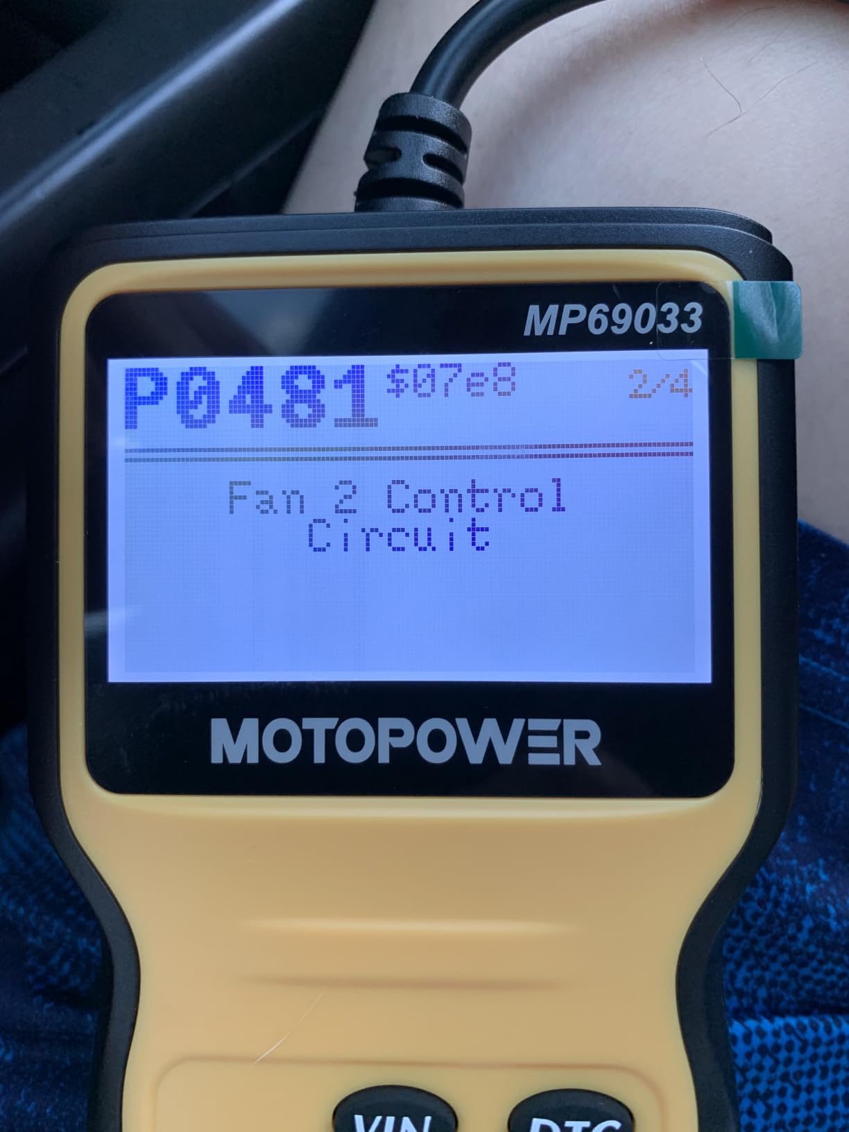 MOTOPOWER MP69033 Car OBD2 Scanner Code Reader Engine Fault Scanner CAN Diagnostic Scan Tool for All OBD II Protocol Cars Since 1996 customer photo 1