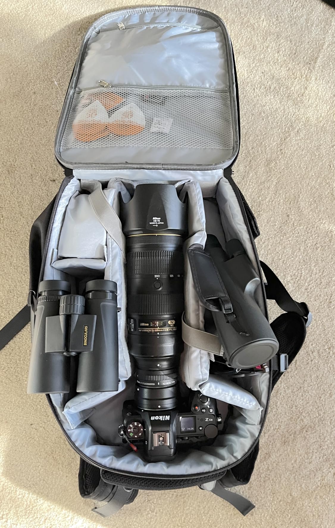 MOSISO Camera Backpack, DSLR/SLR/Mirrorless Photography Camera Bag 15-16 inch Waterproof Hardshell Case with Tripod Holder&Laptop Compartment Compatible with Canon/Nikon/Sony, Black customer photo 1