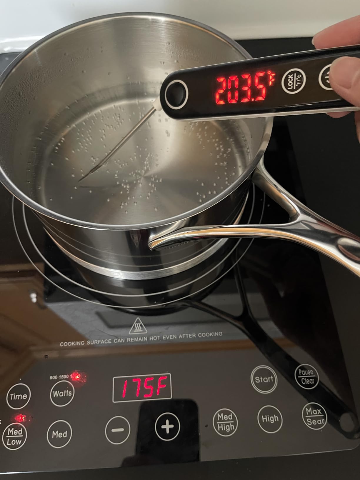 Nuwave Pro Chef Induction Cooktop, NSF-Certified, Commercial-Grade, Portable, Powerful 1800W customer photo 2