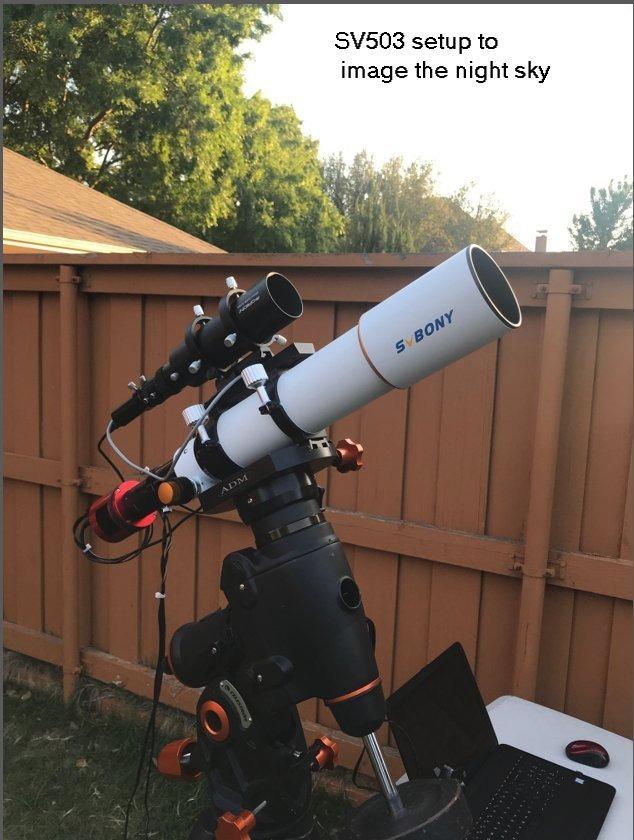 SVBONY SV503 Upgraded ED Refractor Telescope with 0.8X Focal Reducer, 80mm F7 ED OTA with Field Flattener, Faster Imaging & Clear Edge-to-Edge, Telescope for Adults Deep-Sky Astronomical Observation customer photo 2