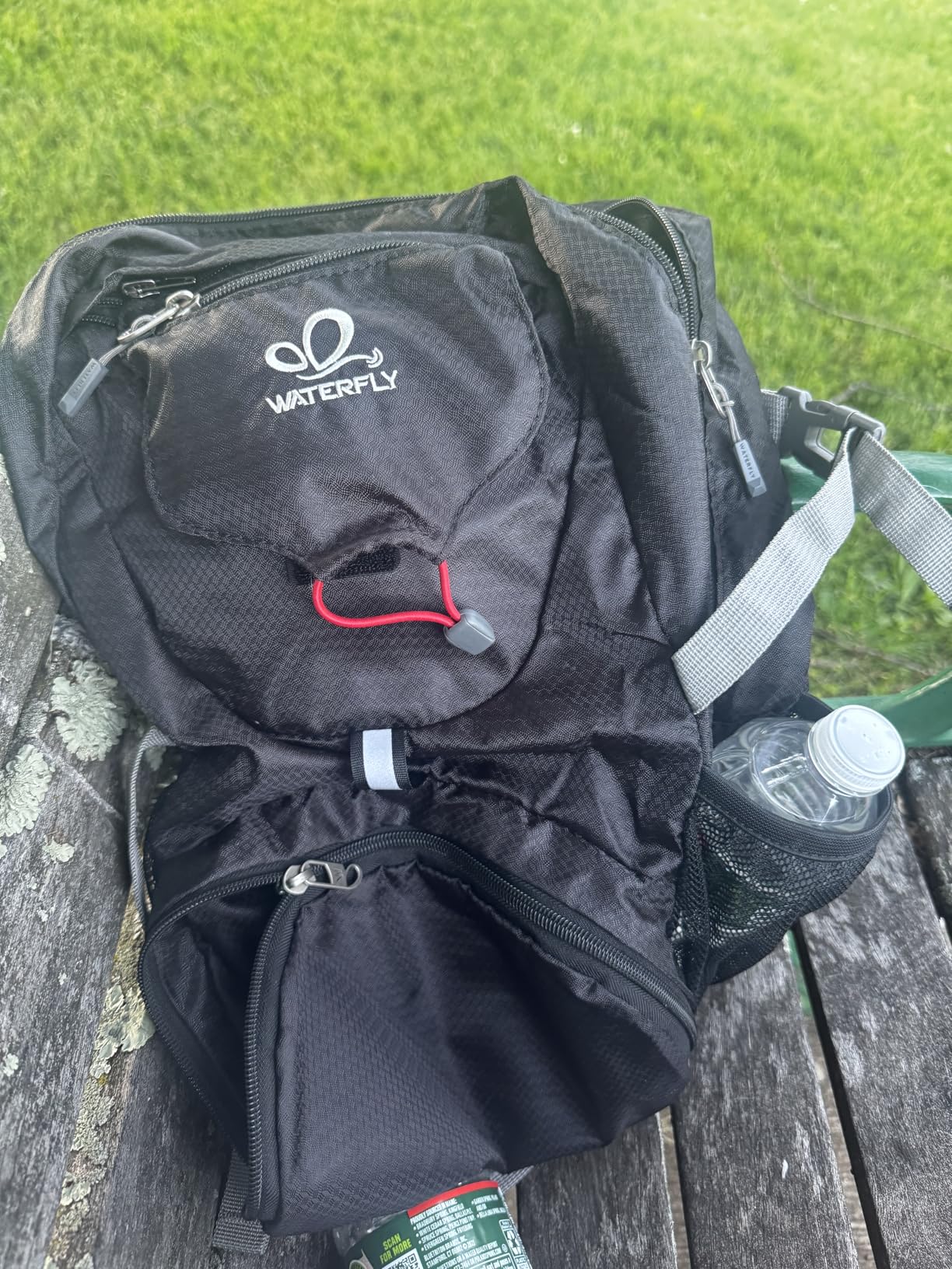 WATERFLY Small Lightweight Packable Backpack: 20L Ultra Light Foldable Travel Hiking Camping Daypack customer photo 1