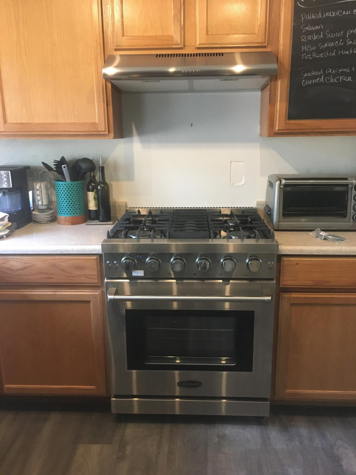 Cosmo COS-EPGR304 30 in. Haven 4.8 cu ft 5 Burner Gas Range, Convection, Stainless Steel | Knob LED Indicators, Mirror Finished Knobs, Storage Drawer, Liquid Propane Convertible customer photo 1