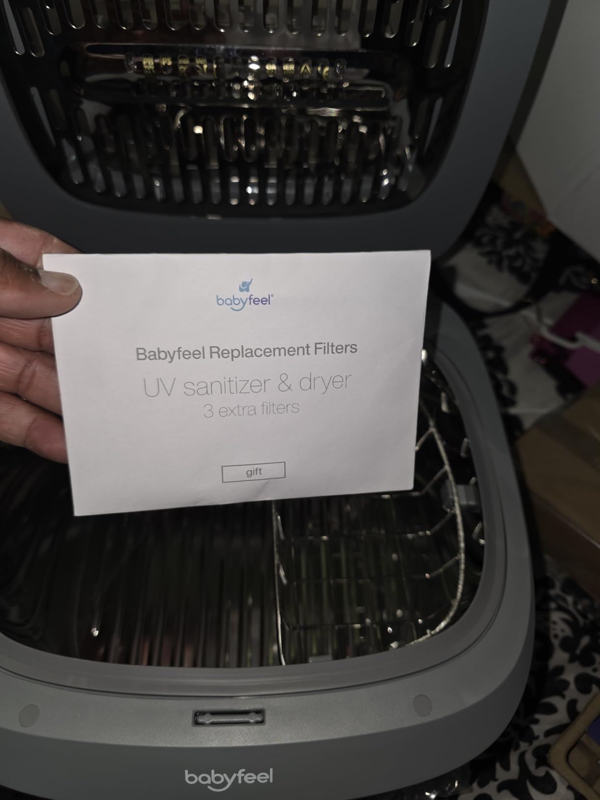 UV Light Sanitizer Box - Conveniently Sanitizes in Minutes, Large Capacity, Touch Control customer photo 2