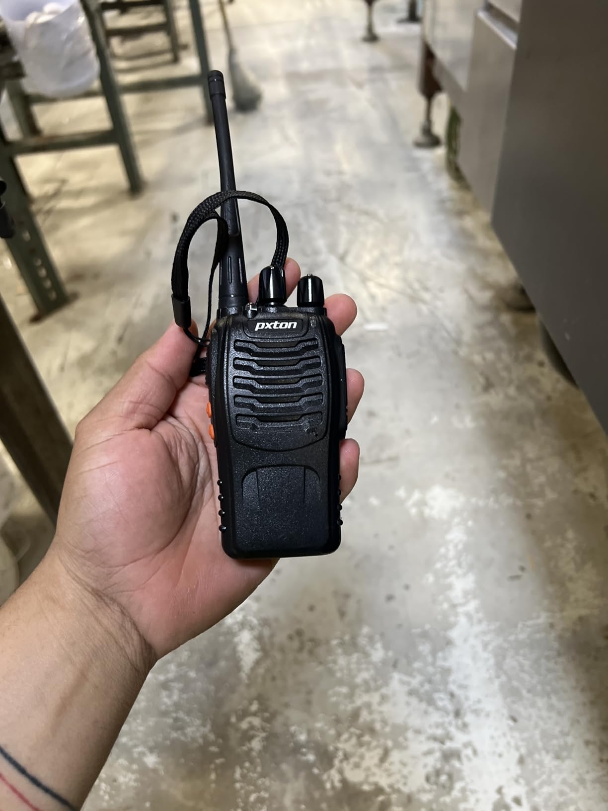 pxton Walkie Talkies Rechargeable Long Range Two-Way Radios with Earpieces, 2-Way Radios UHF Handheld Transceiver Walky Talky with Flashlight Li-ion Battery and Charger (2 Pack) customer photo 1