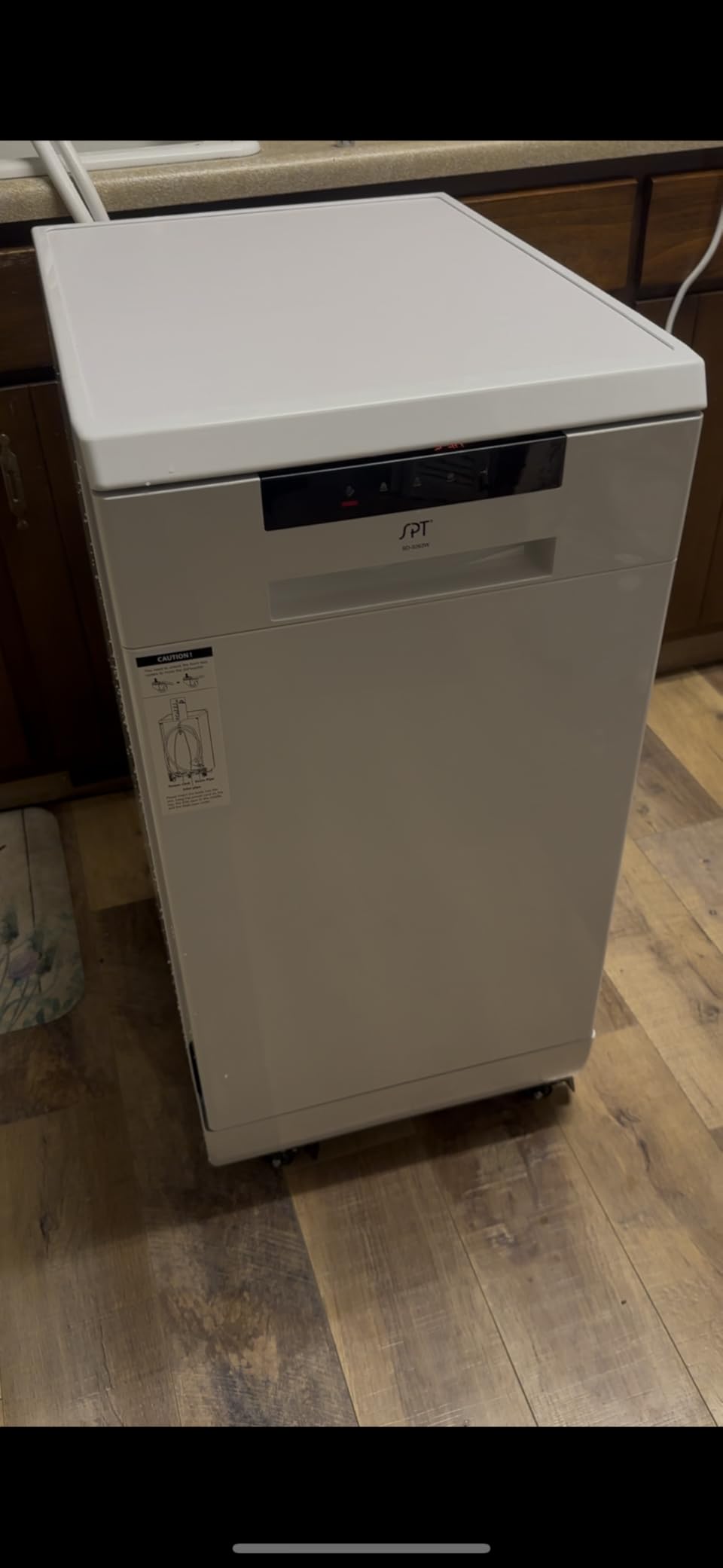 SPT SD-9263WA 18 inch Wide Portable Dishwasher with ENERGY STAR, 6 Wash Programs, 8 Place Settings and Stainless Steel Tub, White customer photo 2