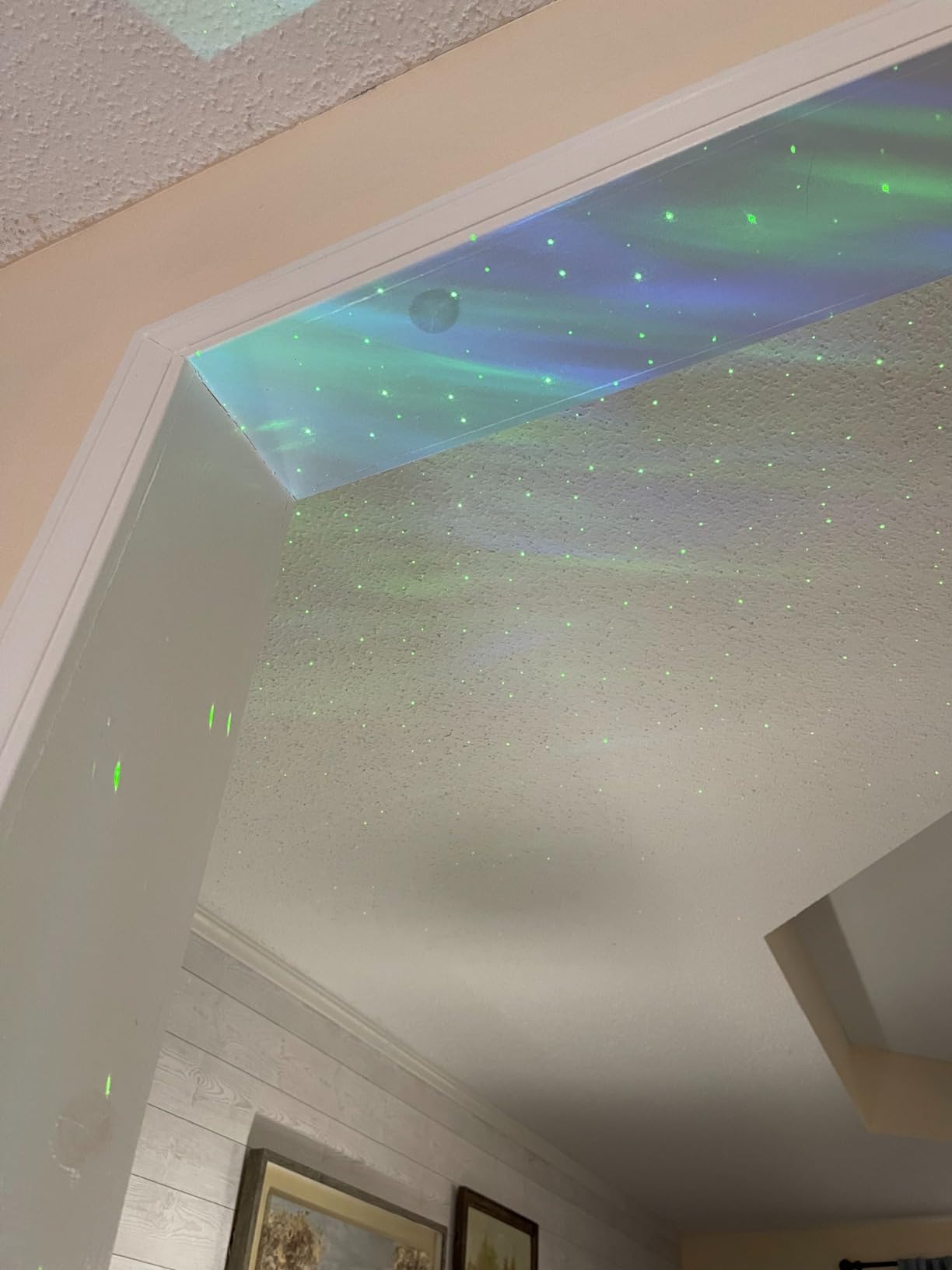 AIRIVO Northern Lights Aurora Projector, Star Projector Music Speaker, White Noise Night Light Galaxy Projector for Kids Adults, for Home Decor Bedroom/Ceiling/Party (Black) customer photo 2