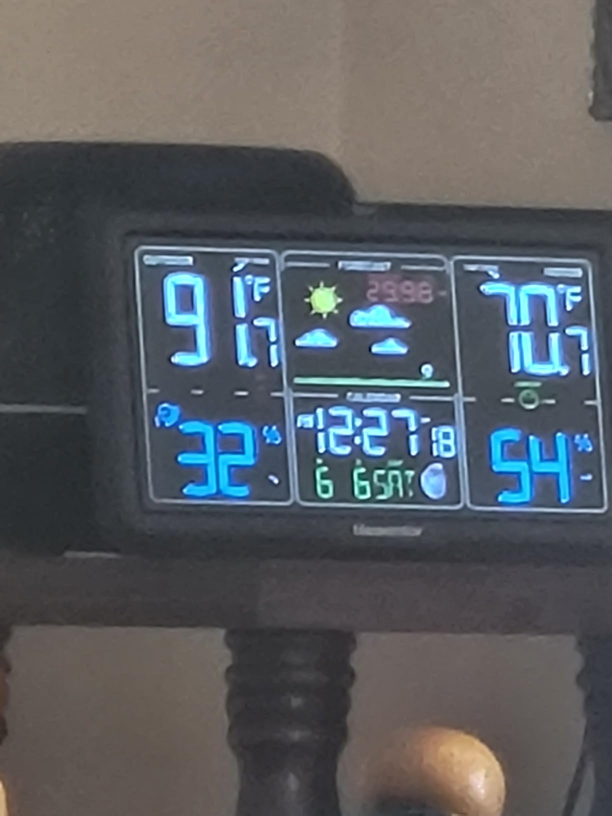 Newentor Weather Station Wireless Indoor Outdoor, Indoor Outdoor Thermometer Wireless, 7.5