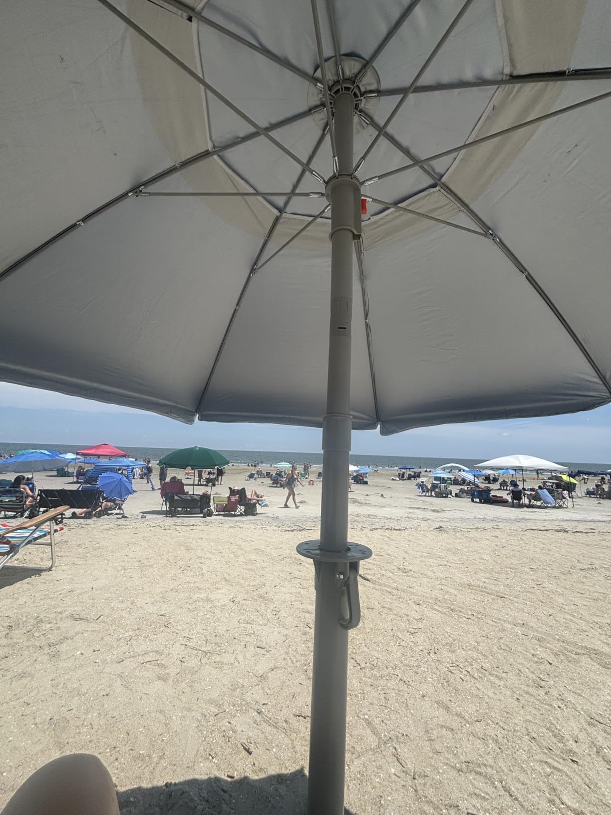Wondershade Ultimate Portable Sun Shade Umbrella - Lightweight Adjustable Outdoor Patio & Beach Umbrella with Tripod Base (Navy) customer photo 2