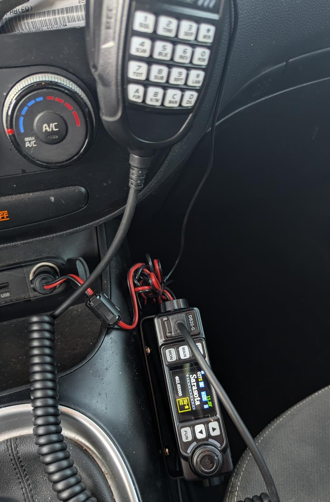 Radioddity DB20-G GMRS Mobile Radio for Car Vehicle, 20W Long Range Two Way Radio with Cigarette Lighter Plug, 500 Channels, VOX, Display Sync, for Off Road Overlanding customer photo 1