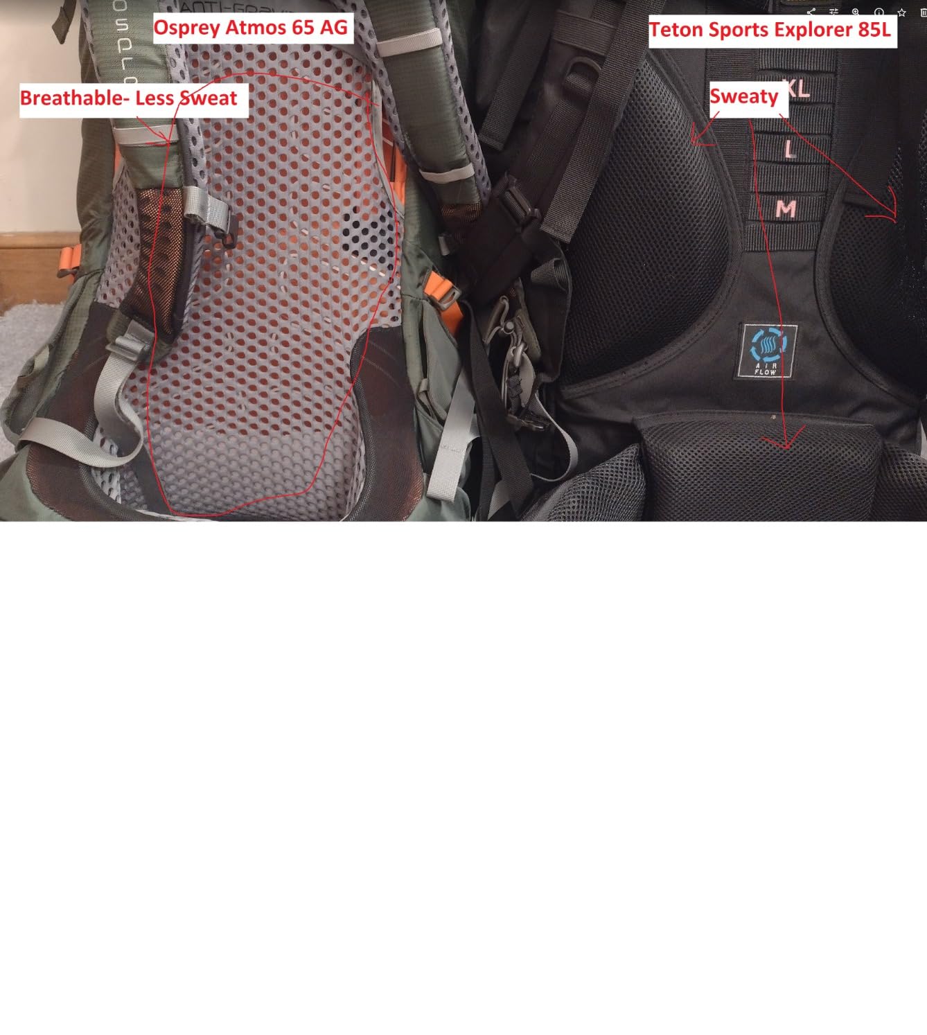 Teton 75L Explorer Internal Frame Backpack for Hiking, Camping, Backpacking, Rain Cover Included, Olive customer photo 2