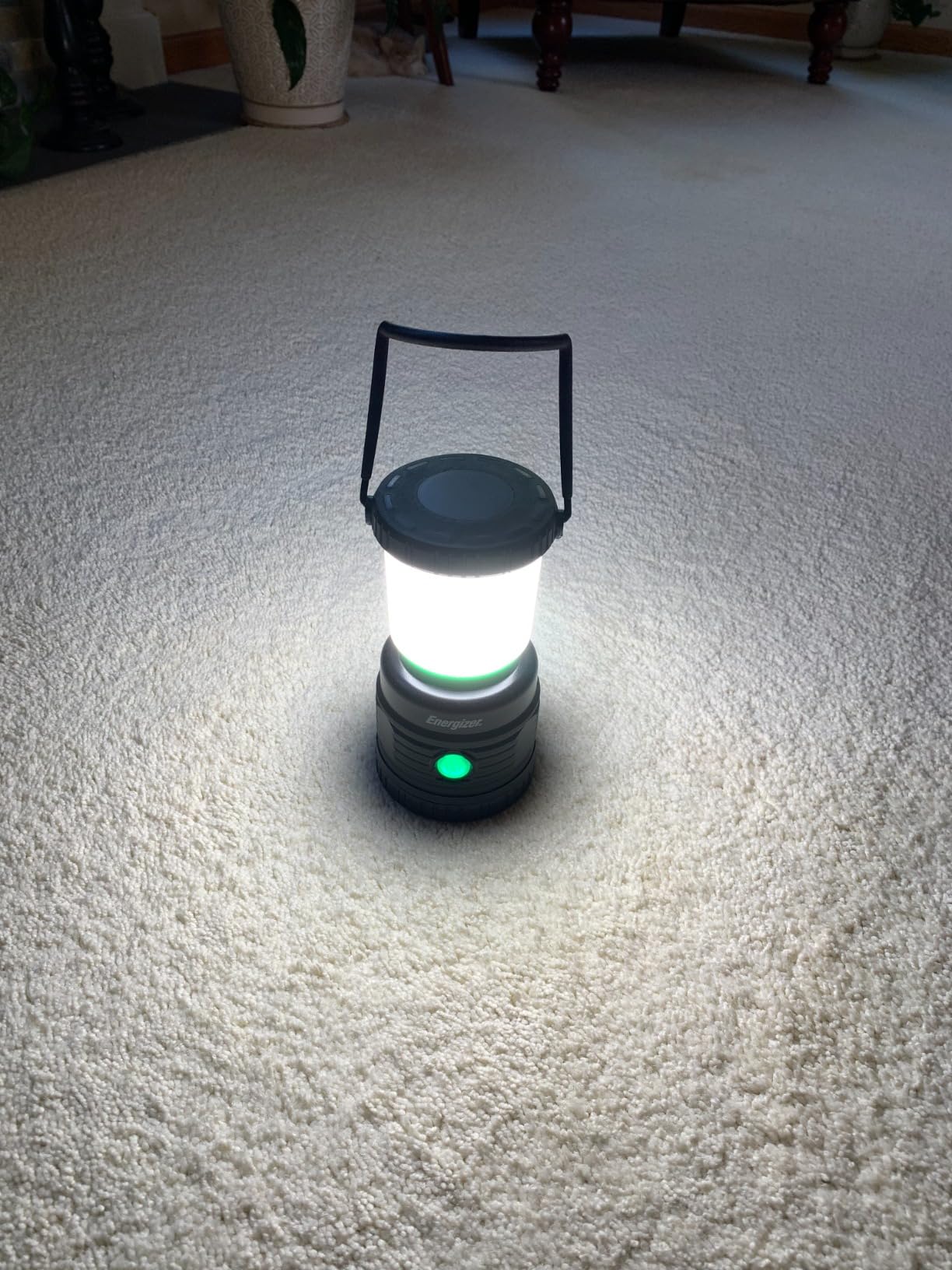 Energizer LED Camping Lantern X1000, Bright and Rugged Tent Light, Water-Resistant Rechargeable Lantern for Camping, Hiking, Fishing, Emergency, Portable Light (USB Cable Included) customer photo 1
