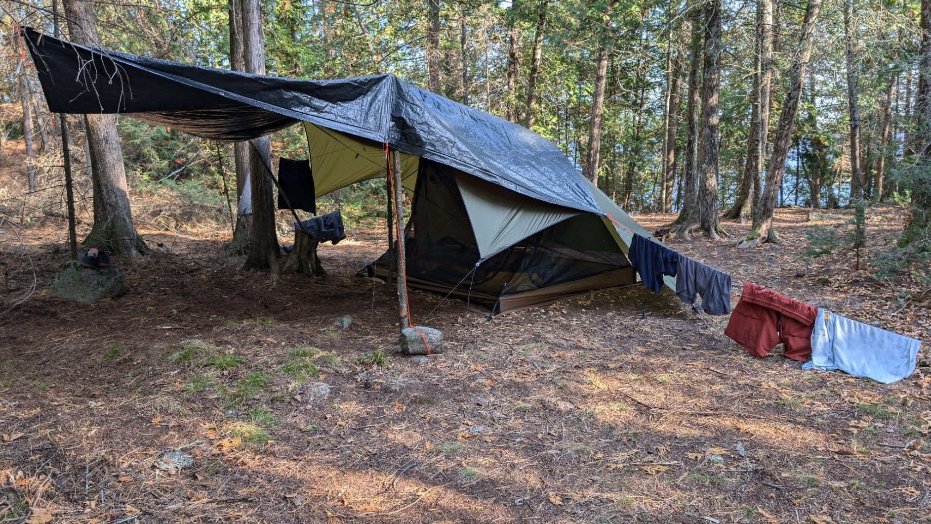 OneTigris 2 Person Mesh Tent, 3 Openings Screen Shelter with Waterproof Bathtub Floor for Outdoors Camping Lightweight Backpacking Thru-Hiking Travel Patio customer photo 1
