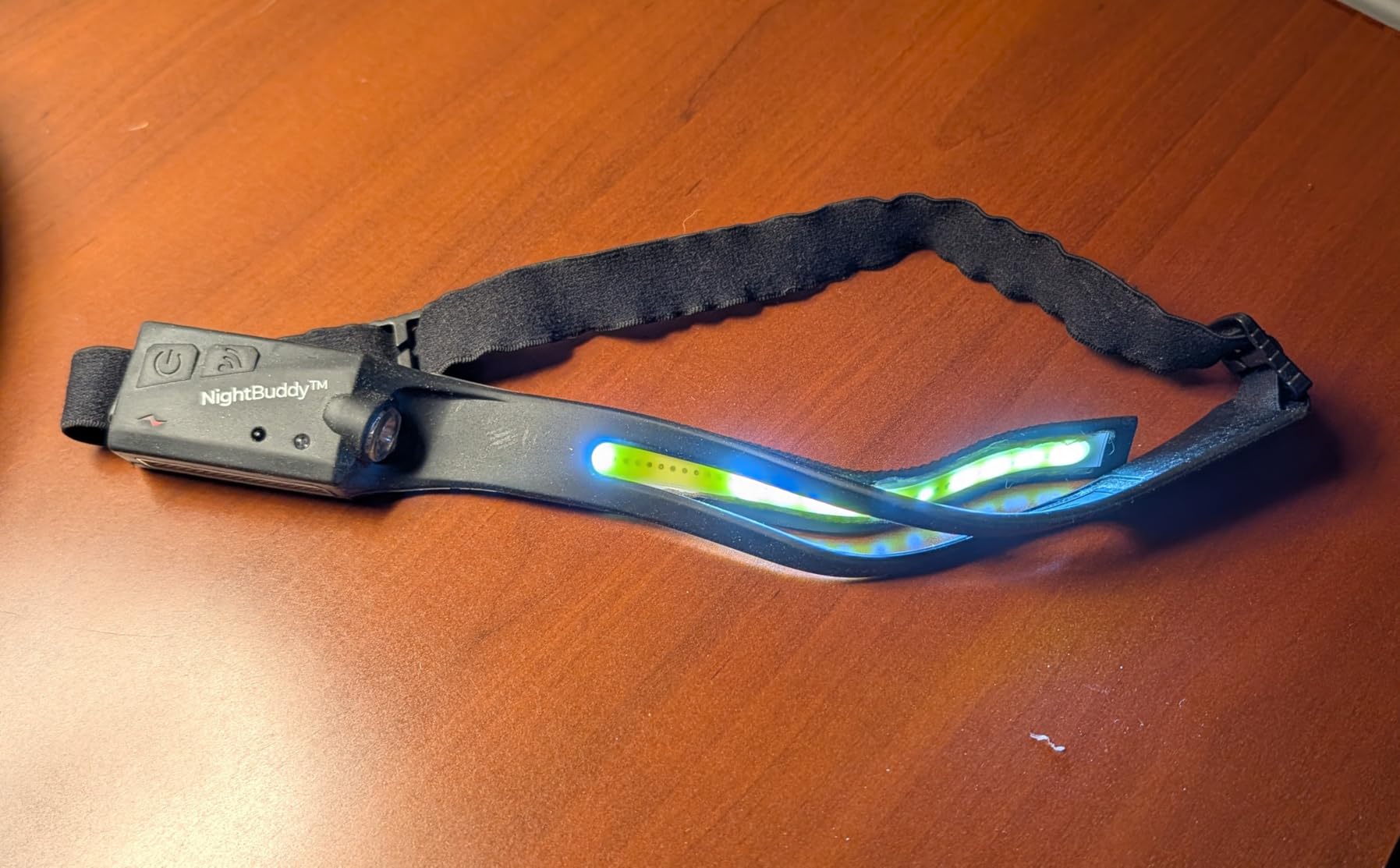 NightBuddy The Original LED Headlamp Rechargeable Flashlight for Adults Camping Essentials Backpacking Lights 4X Brighter Other Headlight Headband Lamp 5 Light Modes Hiking Gear Must Haves (Headlamp) customer photo 1