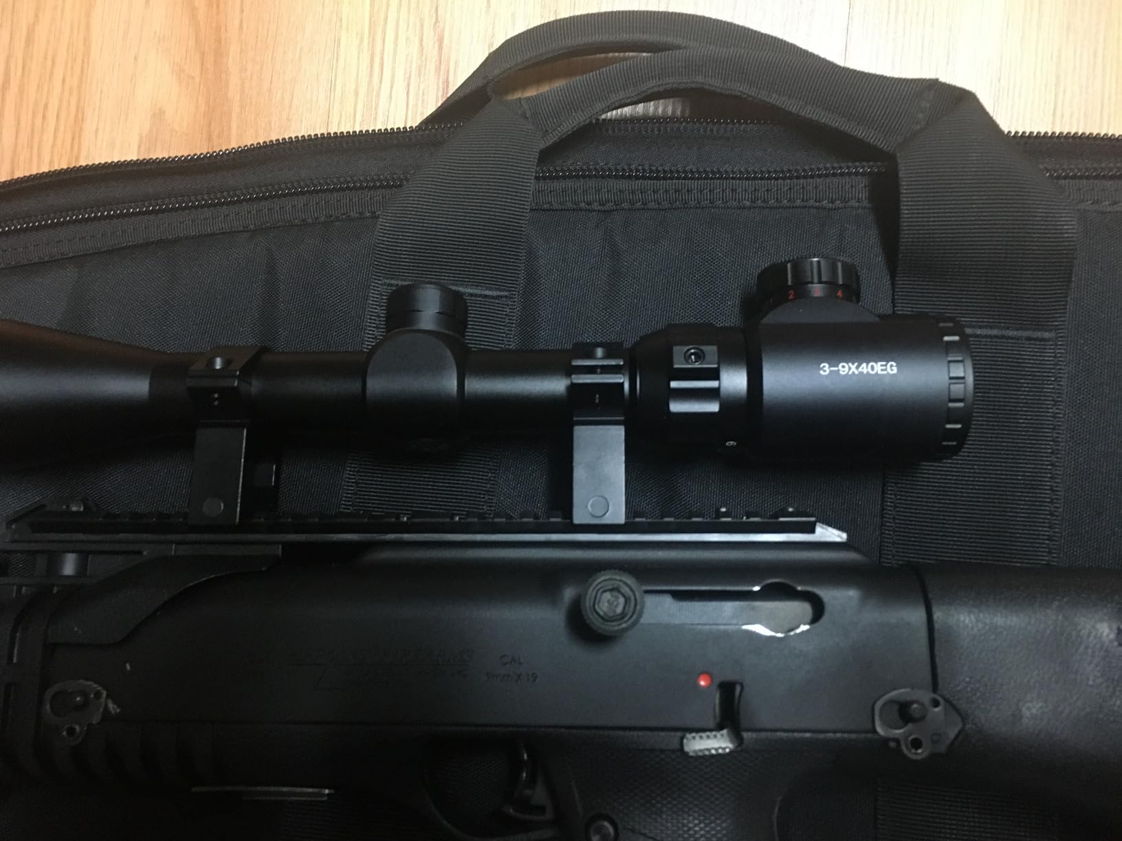 CVLIFE 3-9x40 Rifle Scope, Red & Green Illuminated Optical Riflescope, 1 inch Tube Scope for Hunting with Mounts customer photo 2