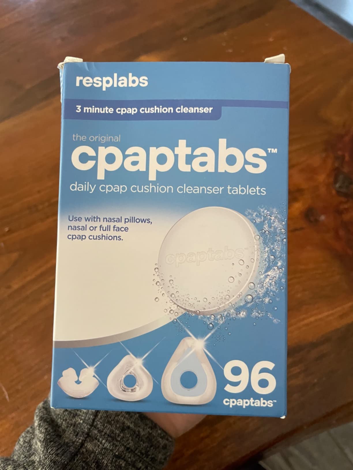 resplabs CPAP Cleaning Tablets, 96 Pack - Effervescent Cleaner for CPAP Masks, Tubing, and Humidifiers - 3 Month Supply customer photo 2