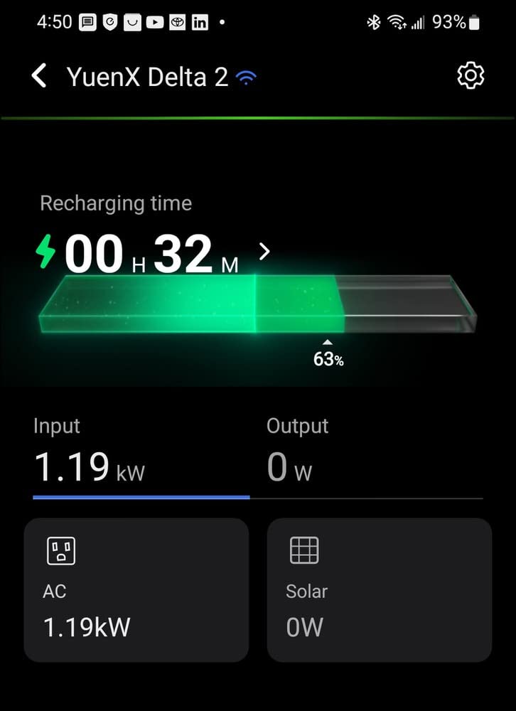 EF ECOFLOW Portable Power Station DELTA 2, 1024Wh LiFePO4 (LFP) Battery, 1800W AC/100W USB-C Output, Solar Generator for Home Backup Power, Camping & RVs customer photo 1