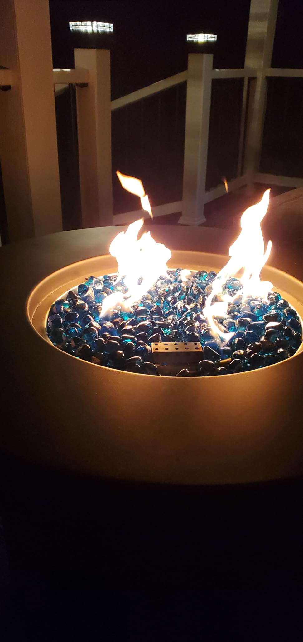 BALI OUTDOORS 50000 BTU Propane Fire Pit for Outdoor, 30 in Fire Pit Table Outdoor, Round Firepits for Outside Backyard, Patio customer photo 2