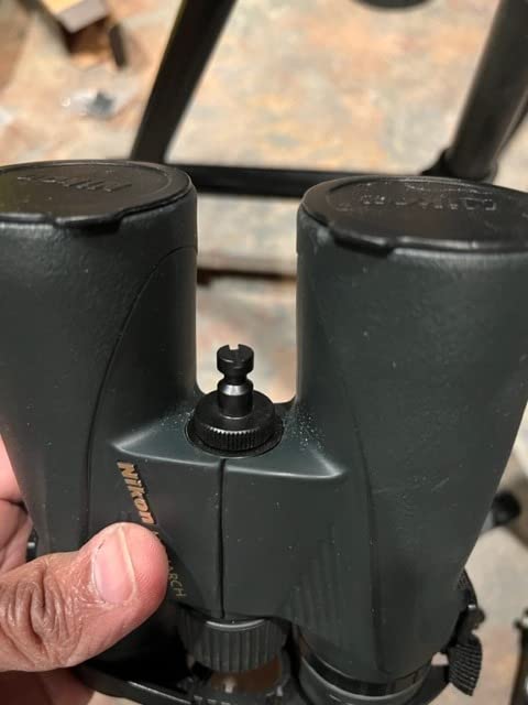 Binocular Tripod Adapter Quick Release with 38mm Mounting Base 1/4-20 Inch Thread Removable Accessories for 8x42 10x50 12x60 15x56 15x60 15x70 20x60 25x70 Roof and Porro Binoculars customer photo 2