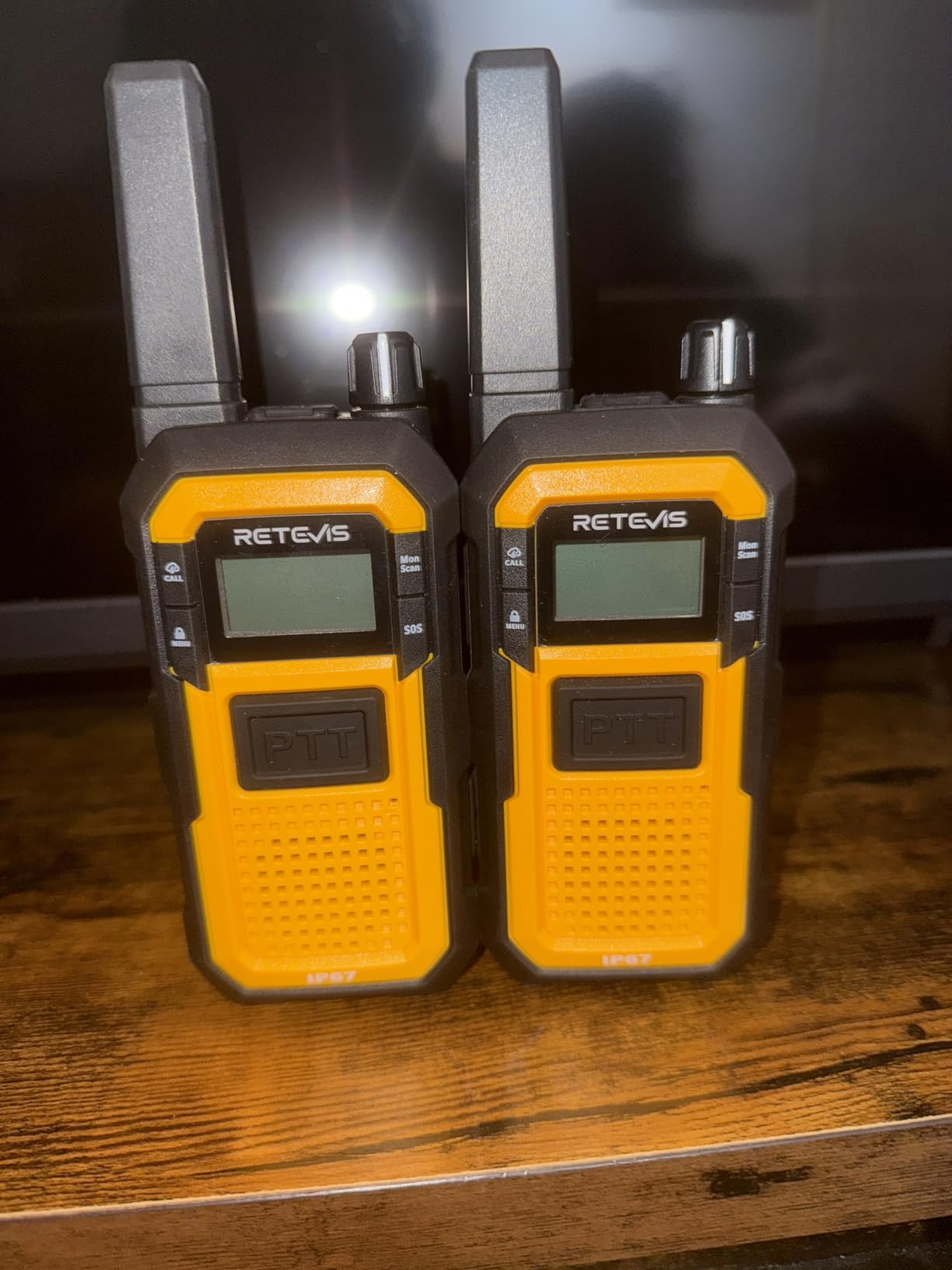 Retevis RB48 FRS Walkie Talkies Long Range, Rugged & IP67 Waterproof & Floating, Mil-Standards 810H Two Way Radio, Heavy-Duty, NOAA, Rechargeable, 20hr Battery, Emergency Radio (2 Pack) customer photo 1