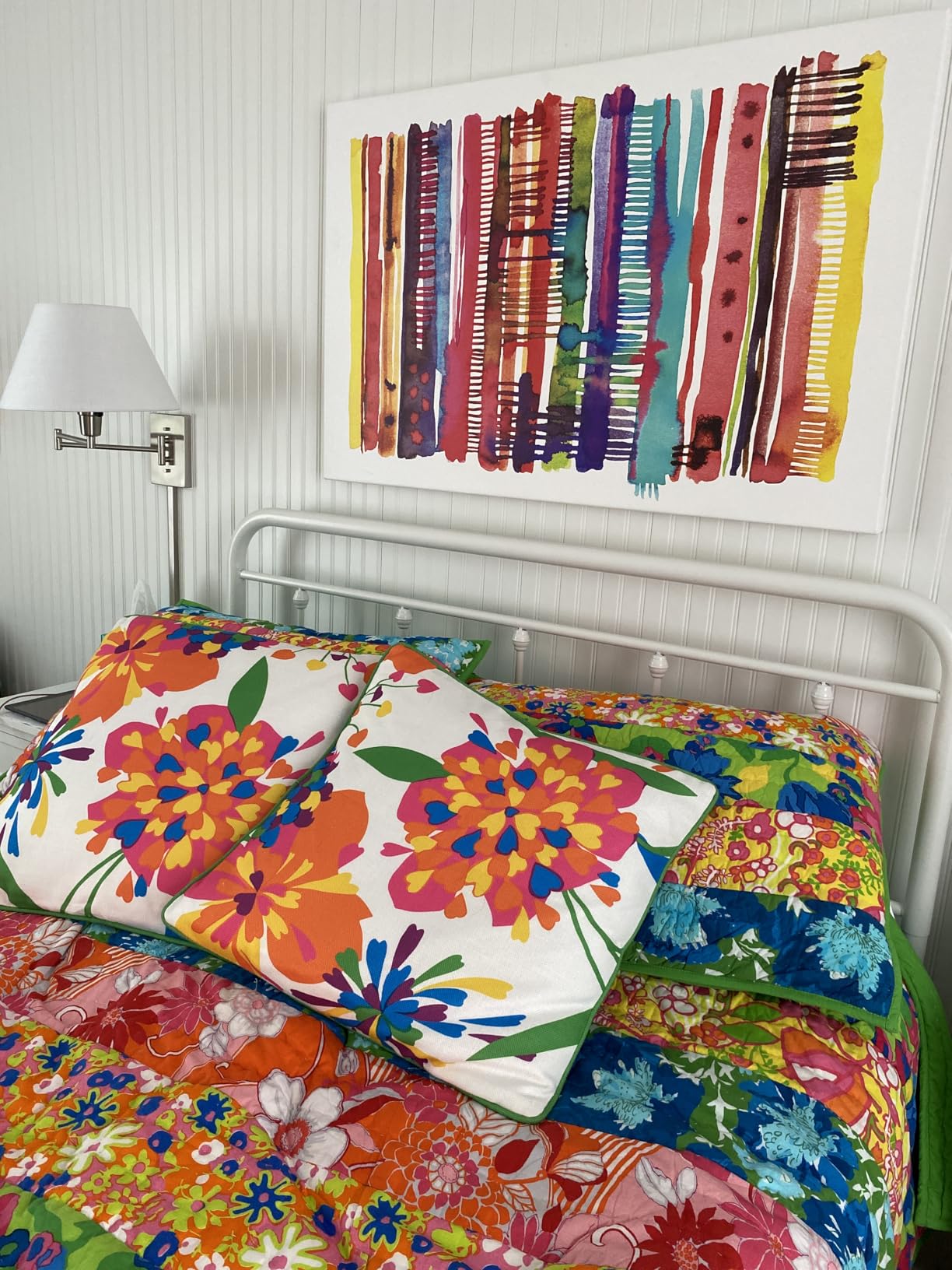 IKIFLY Metal Queen Size Headboard Only, 34