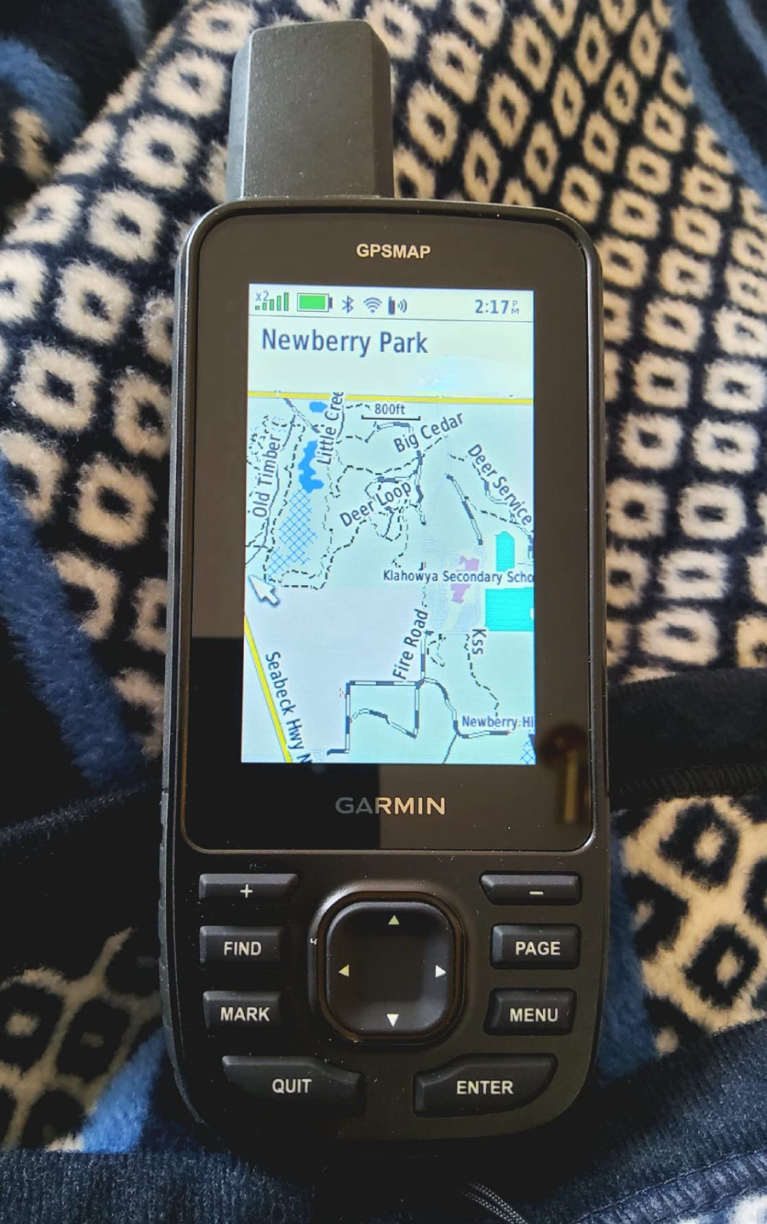 Garmin GPSMAP 67 Rugged GPS Handheld, Multi-Band GNSS, Topo Mapping customer photo 1