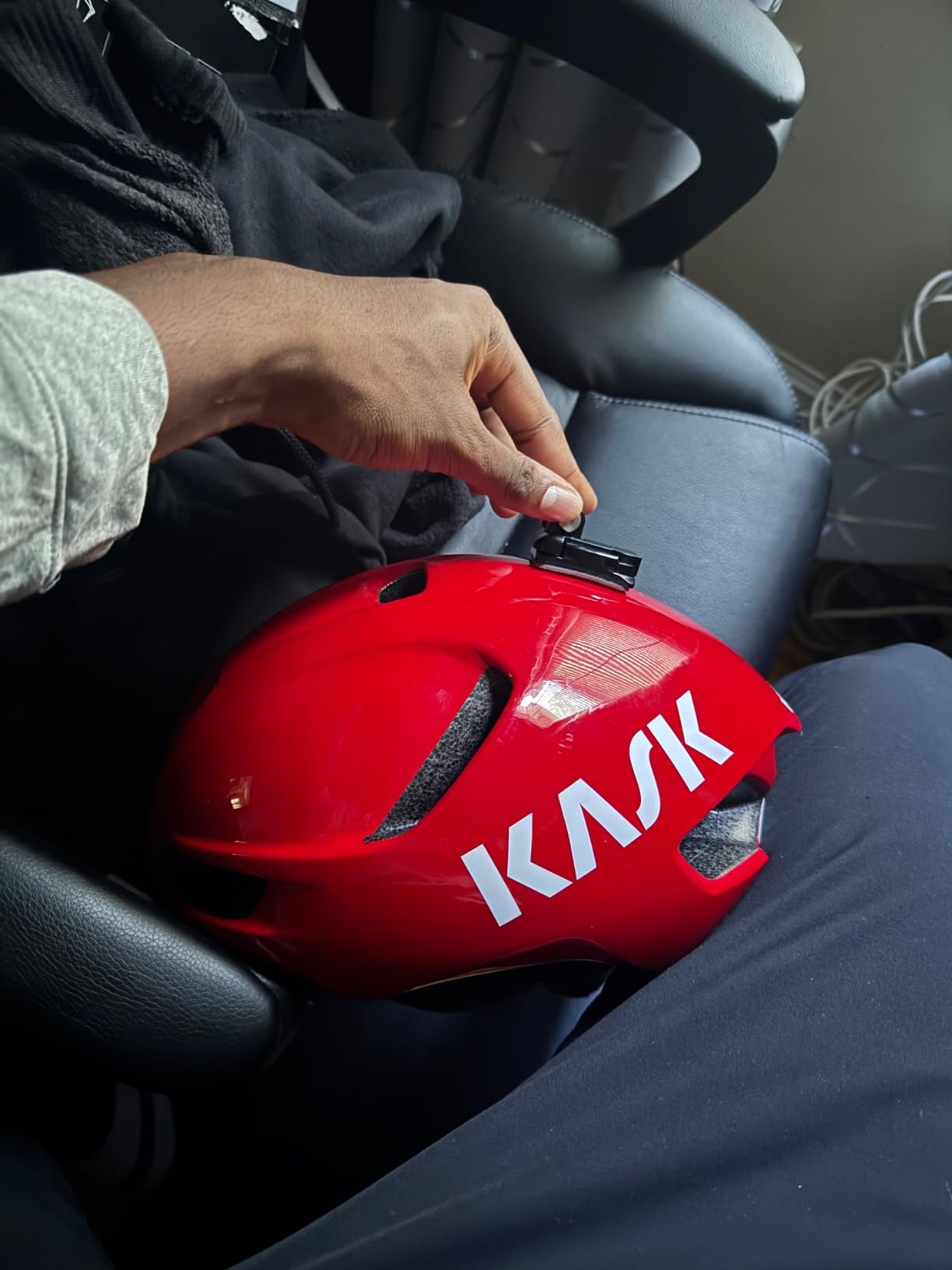 Kask Utopia Y Bike Helmet I Aerodynamic, Road Cycling & Triathlon Helmet for Speed customer photo 2