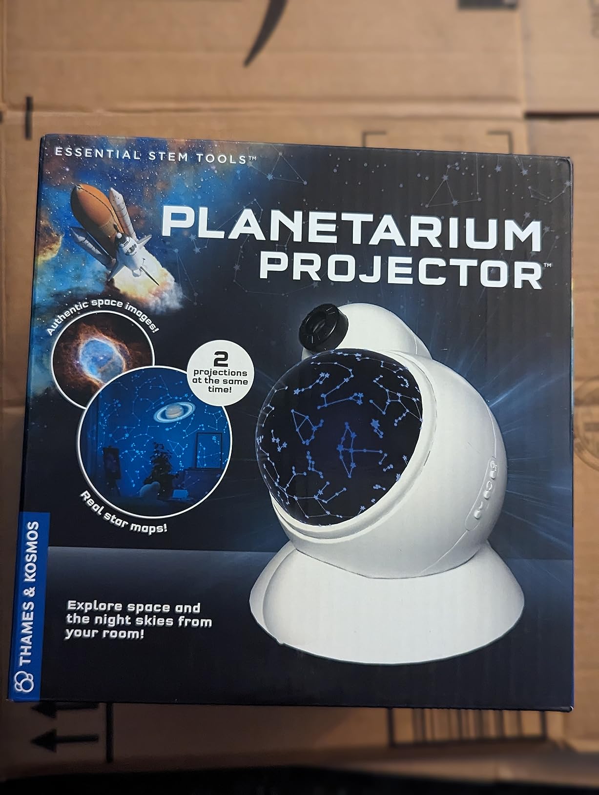 Thames & Kosmos Planetarium Projector Essential STEM Tool | Dual Projector Casts Star Maps & Space-Themed Images from the James Webb Space Telescope customer photo 2