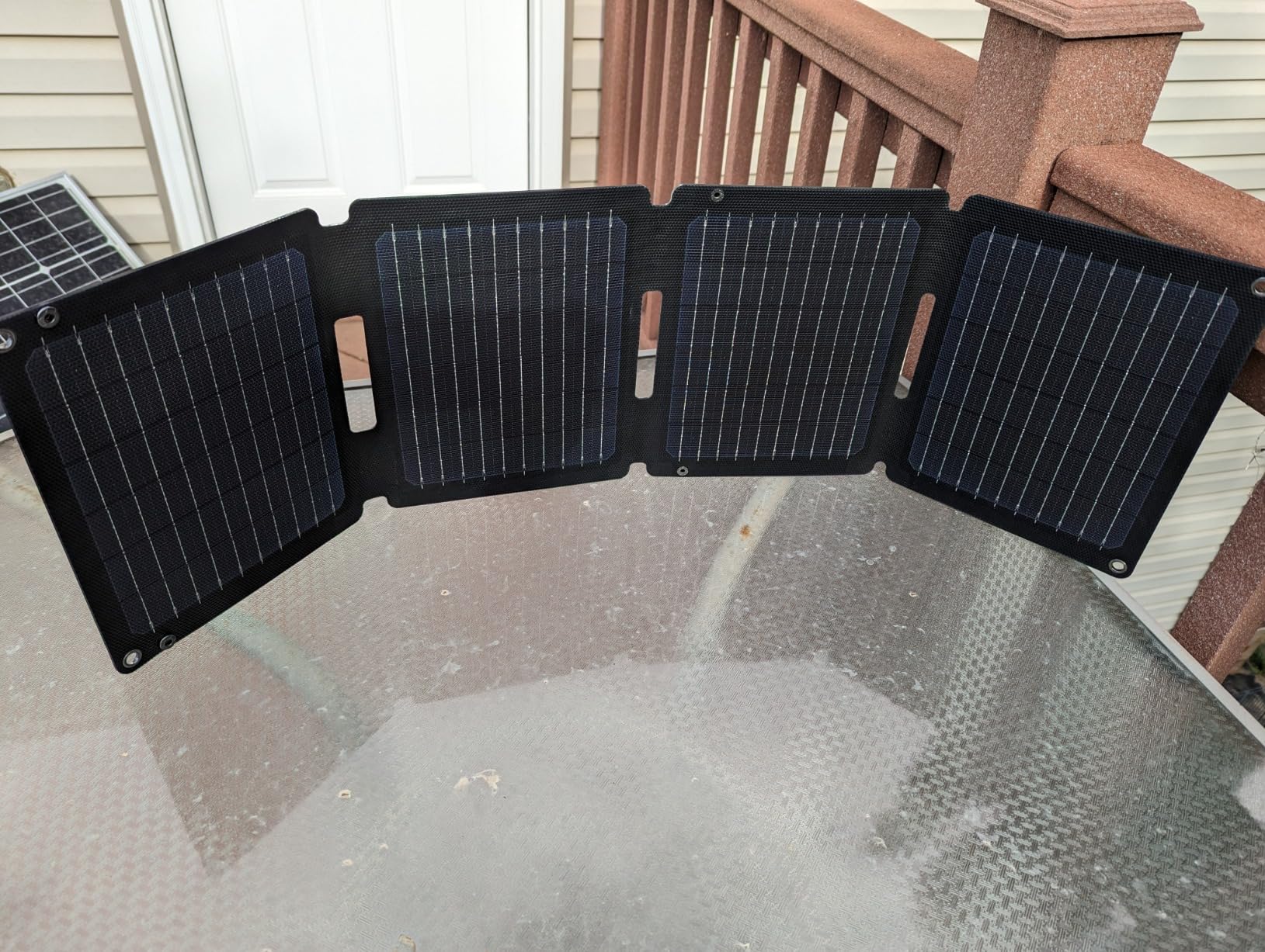 Anker Solix PS30 Solar Panel, 30W Foldable Portable Solar Charger, IP65 Water and Dust Resistance, Ultra-Fast Charging, Charges 2 Devices at Once, for Camping, Hiking, and Outdoor Activities customer photo 2