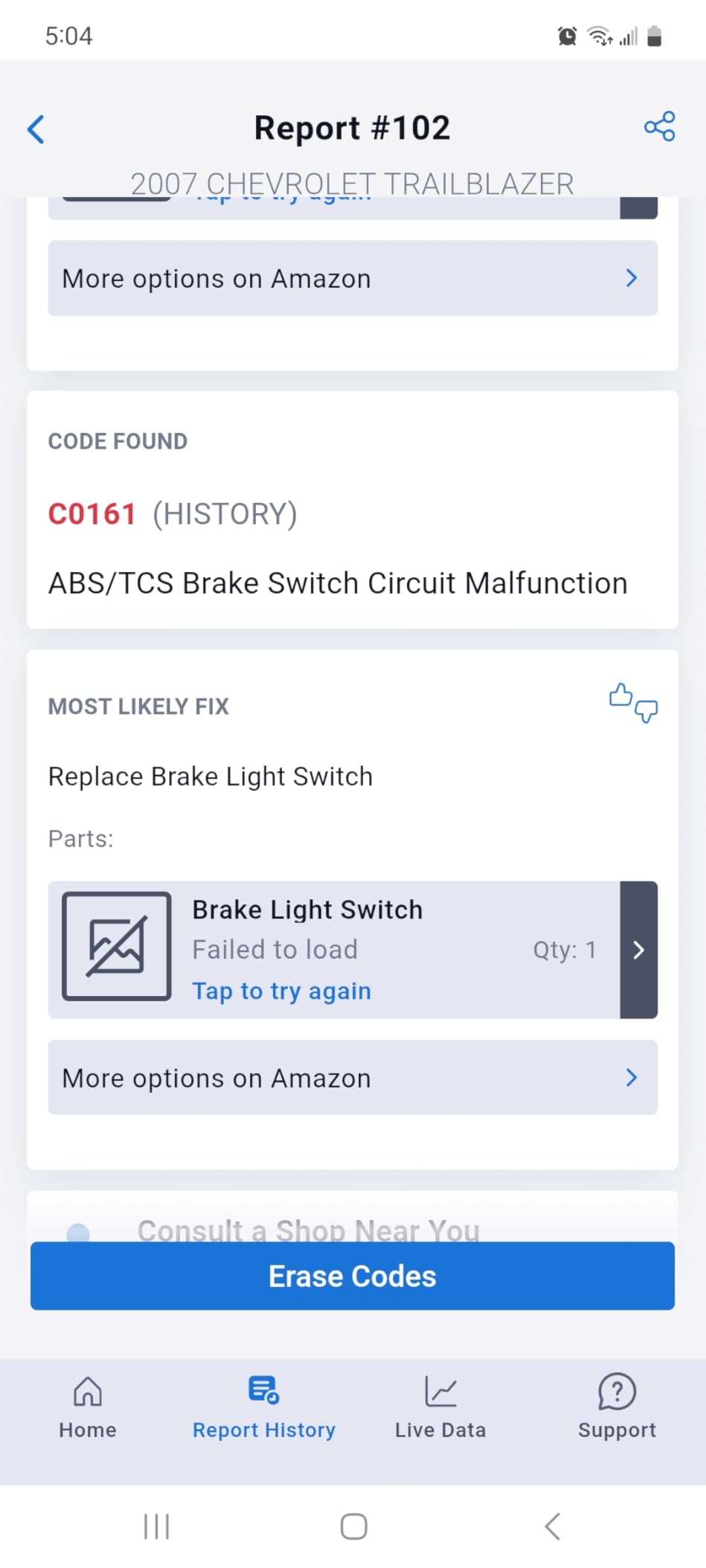 BLCKTEC 430 Bluetooth OBD2 Scanner for iPhone & Android, No Subscription Fee, OBDII Car Code Reader, Diagnose Check Engine, ABS, SRS, Airbag, Supports Vehicles 1996+ customer photo 2