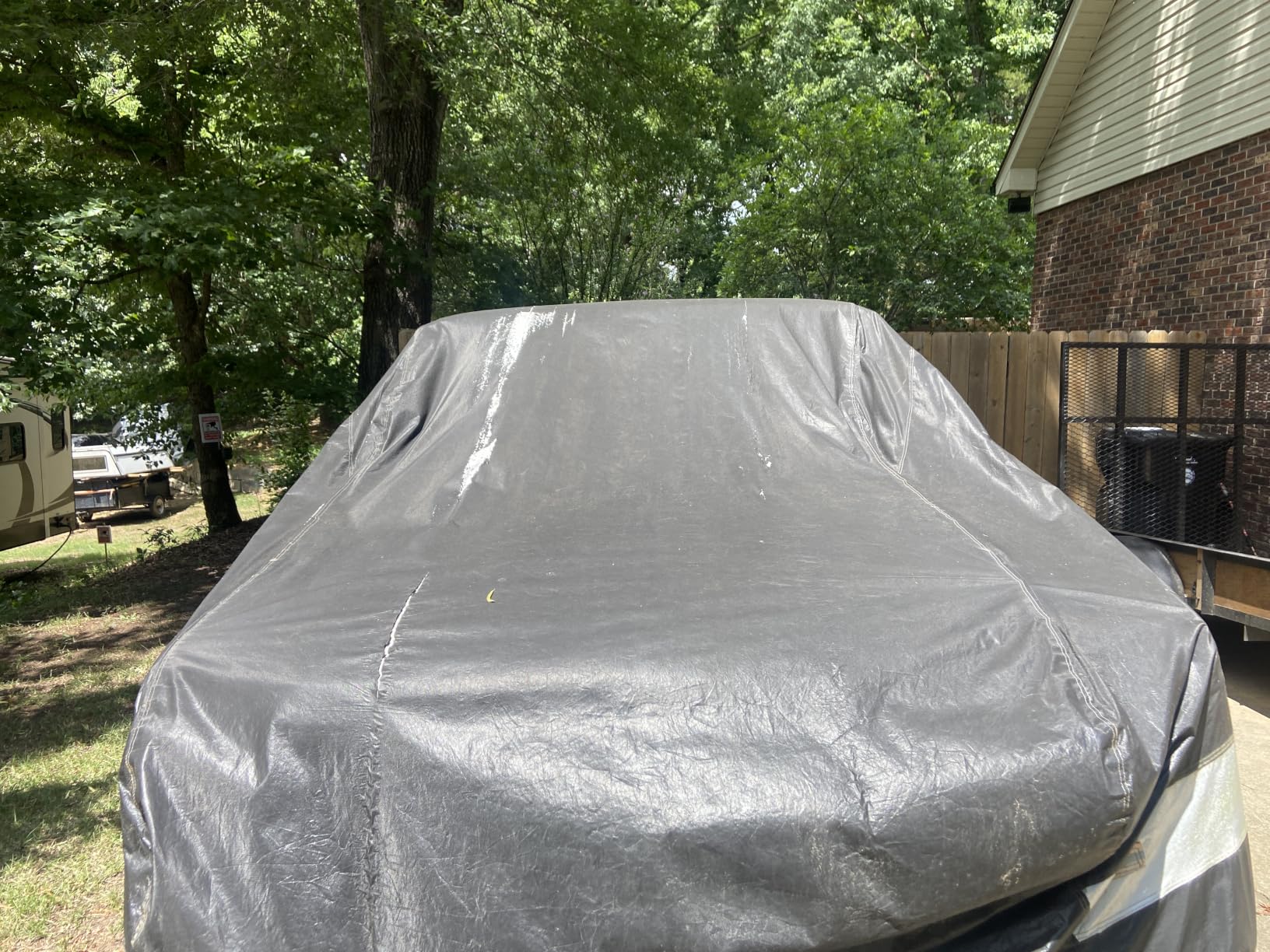 SUV Car Cover Waterproof All Weather for Compact SUV, 100% Waterproof Outdoor Car Covers Rain Snow UV Dust Protection. Custom Fit for Hyundai Tucson, Kia Sportage, Ford Escape, etc customer photo 1