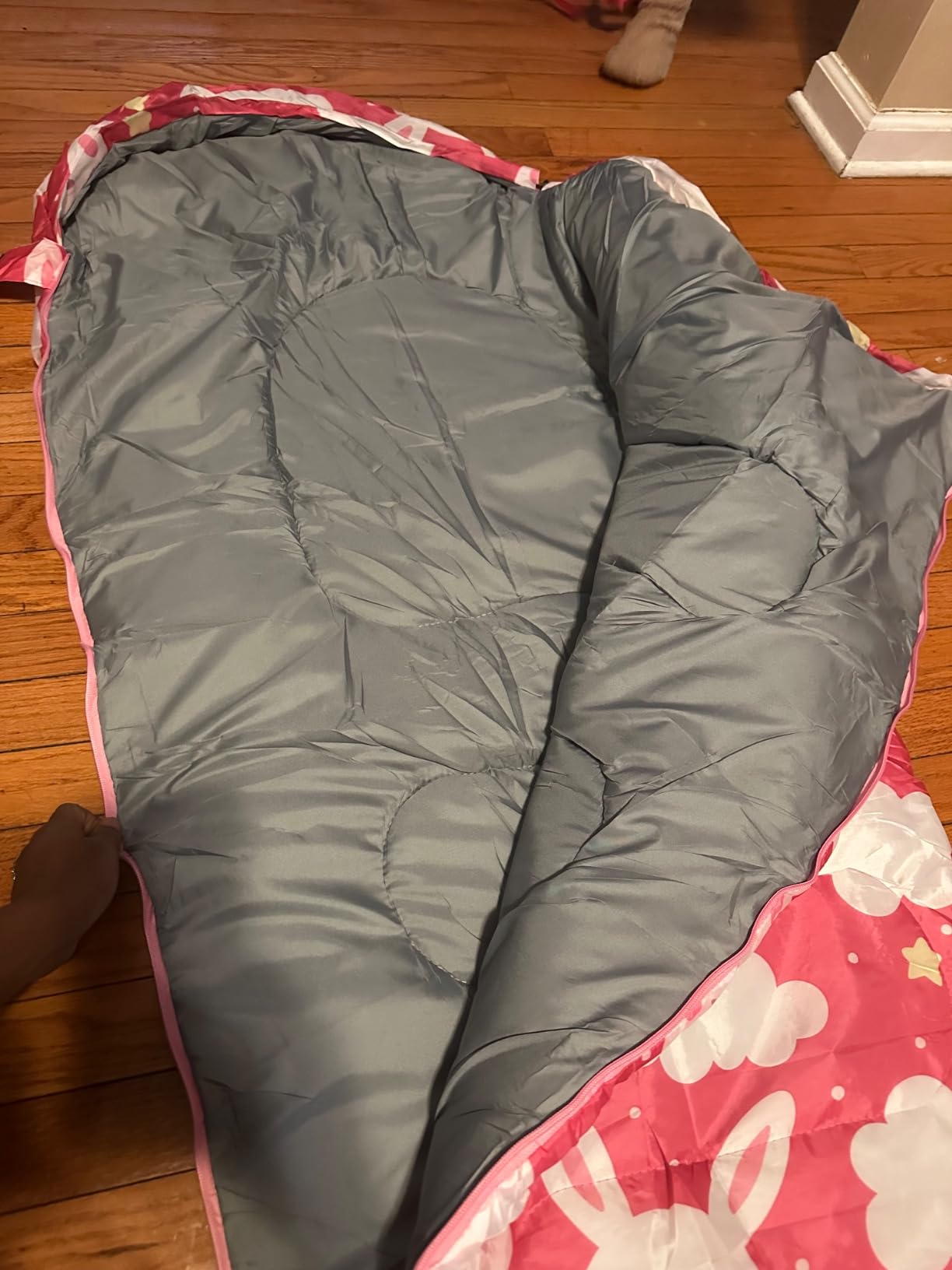 Kids Sleeping Bags - Camping Sleeping Bags with Carry Bag - Compact Sleeping Bag for Hiking, Backpacking 3 Season Warm & Cool Weather, Lightweight Waterproof Outdoor Travel for Boys Girls customer photo 1