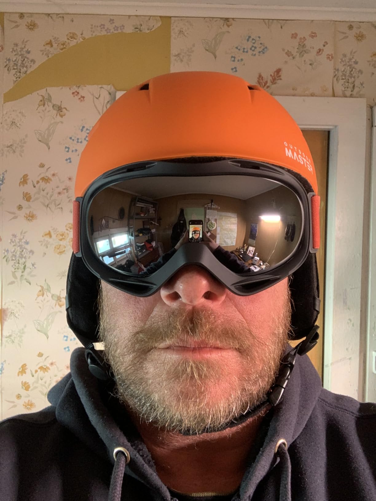 OutdoorMaster Ski & Snowboard Helmet Set with OTG Ski Goggles for Adults | Durable PC shell, protective EPS foam, 10 vents customer photo 2