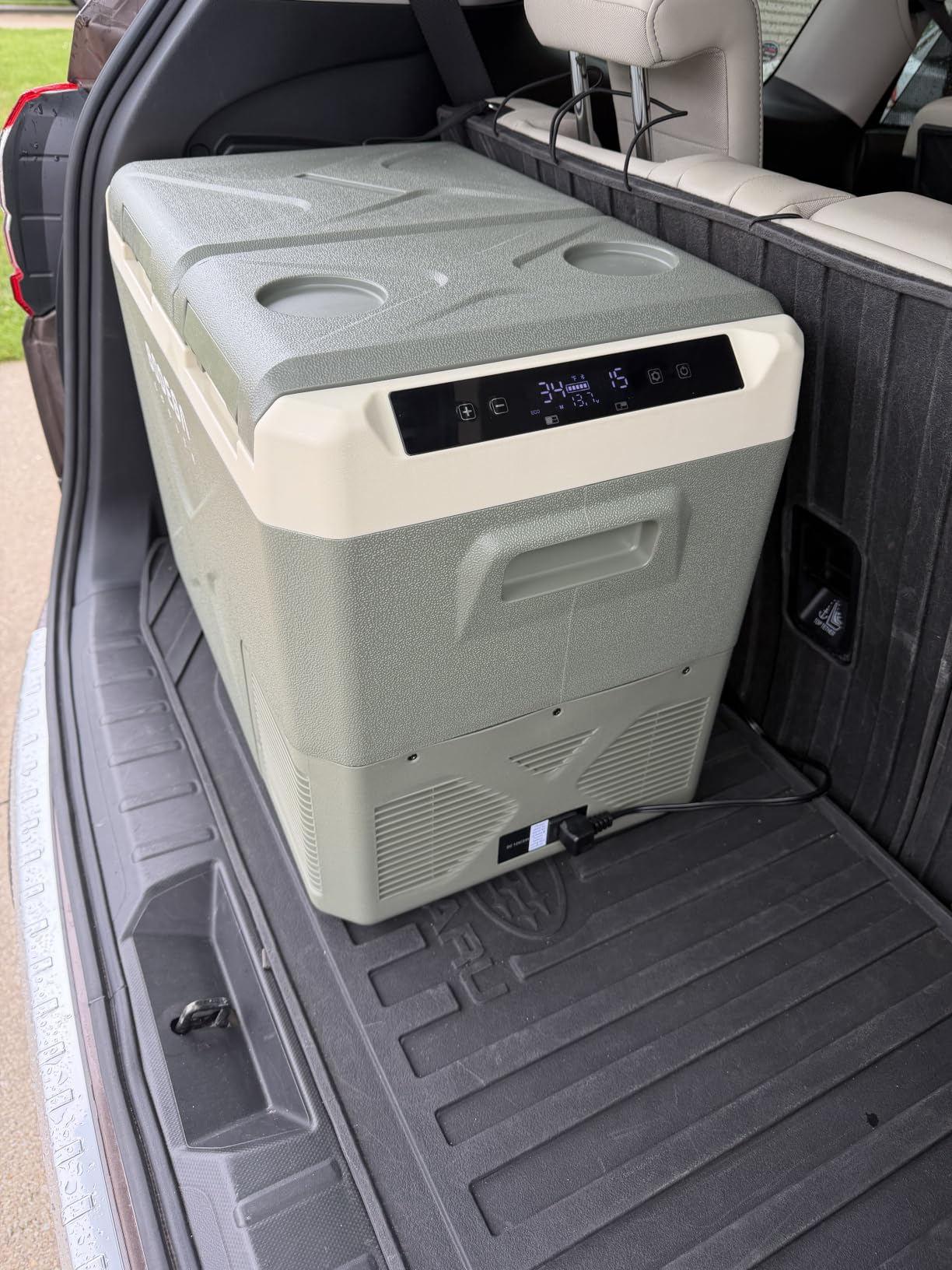 BODEGACOOLER 12V Portable Refrigerator, 42Quart (40L) Dual Zone Car Refrigerator, RV Car Fridge APP Control, -4℉-68℉Portable Freezer 12/24V DC 100-240V AC for Outdoor Camping Travel Vehicles Home Use customer photo 1