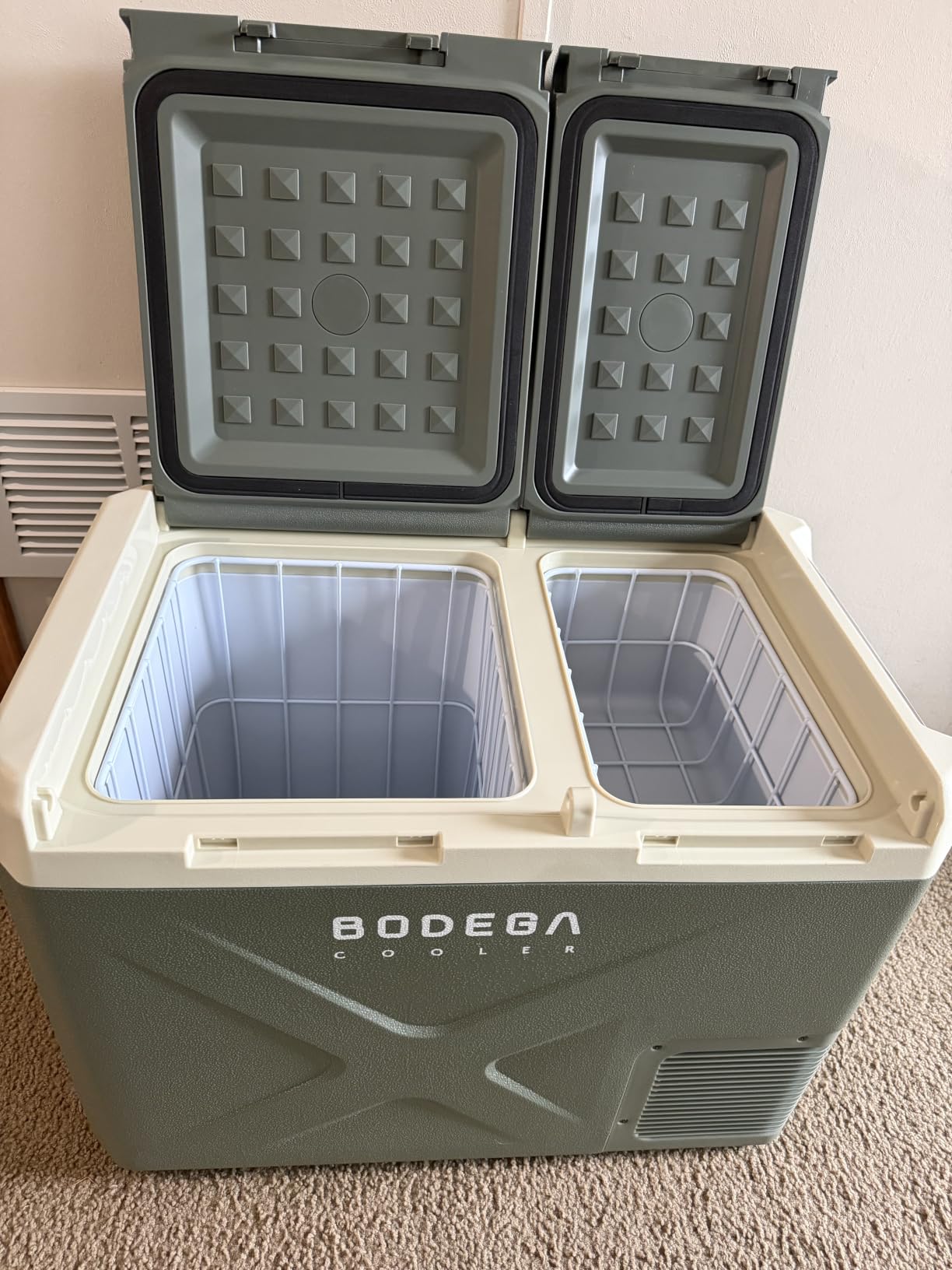 BODEGACOOLER 12V Portable Refrigerator, 42Quart (40L) Dual Zone Car Refrigerator, RV Car Fridge APP Control, -4℉-68℉Portable Freezer 12/24V DC 100-240V AC for Outdoor Camping Travel Vehicles Home Use customer photo 2