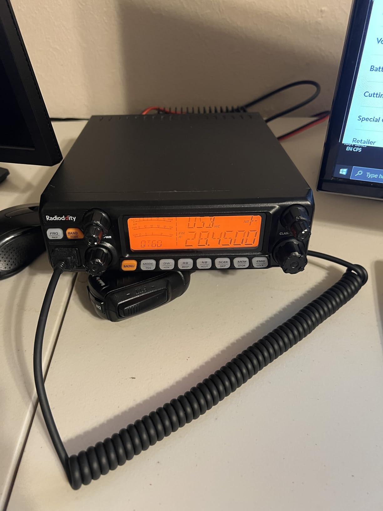 Radioddity QT60 Pro 10 Meter Radio SSB, AM, FM, PA, 60W High Power Amateur Ham Mobile Transceiver, Large LCD Display, RX & TX Noise Reduction, NOAA with Alert, with CTCSS/DCS, ASQ customer photo 2