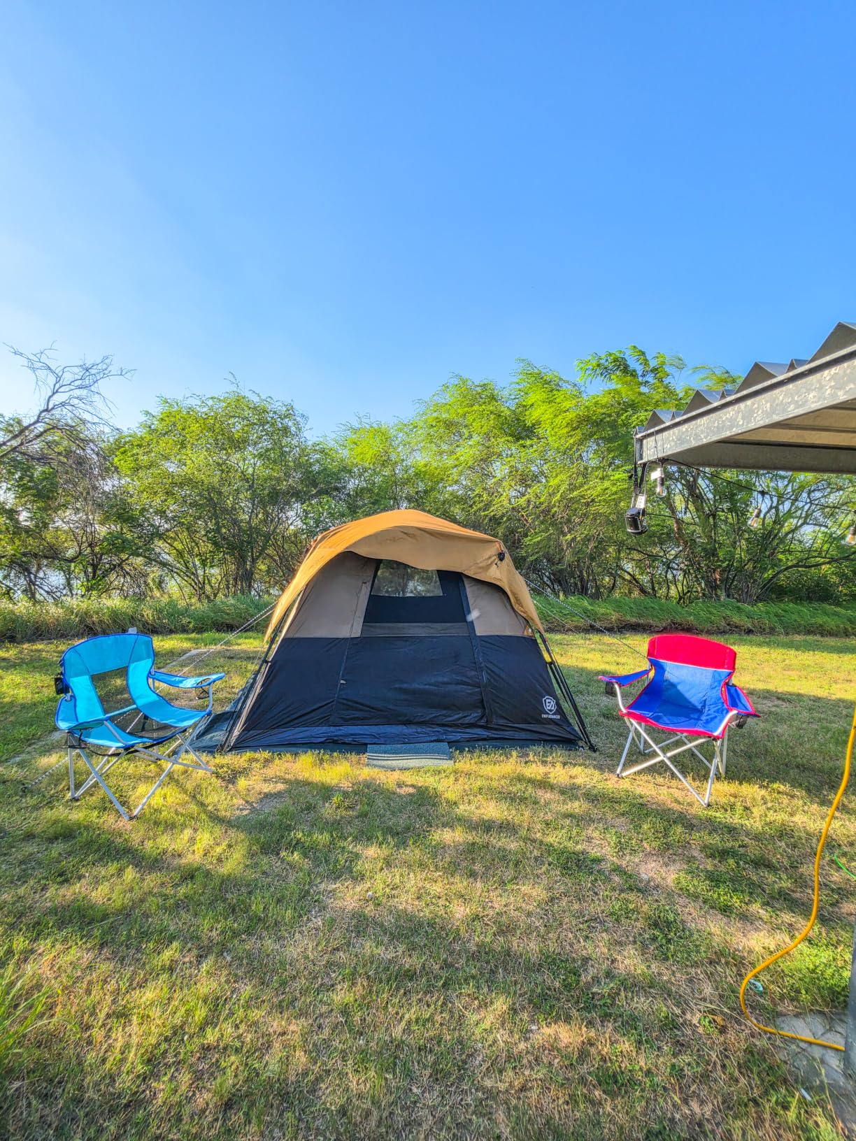 EVER ADVANCED 6 Person Camping Tent, Blackout Design Tent for Camping Instant Cabin Tents for Family with Rainfly, 60s Easy Setup, Water-Resistant customer photo 1