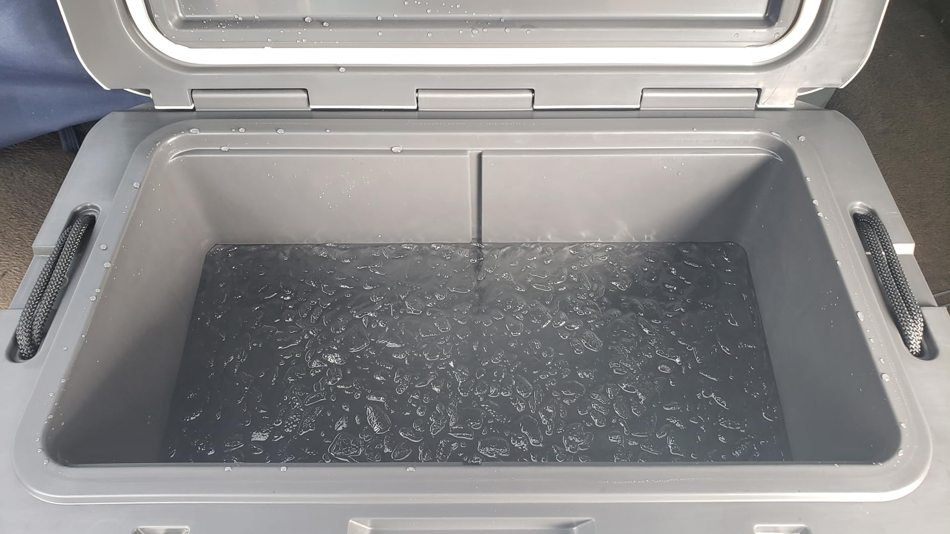 ENGEL 60 QT Ultra-Light Injection Molded Cooler - Ice Chest Keeps Ice up to 7 Days - Includes Wire Basket, Divider and Built-in Bottle Opener customer photo 2