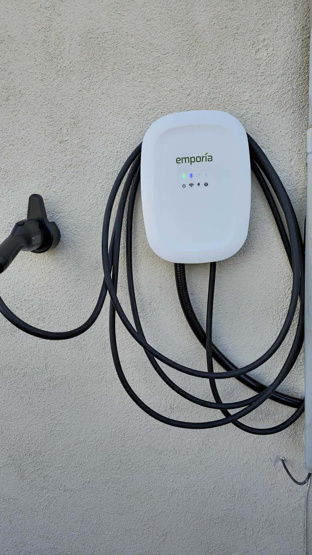 EMPORIA Level 2 EV Charger with J1772 Connector, 48 Amp, 240V WiFi Enabled customer photo 1
