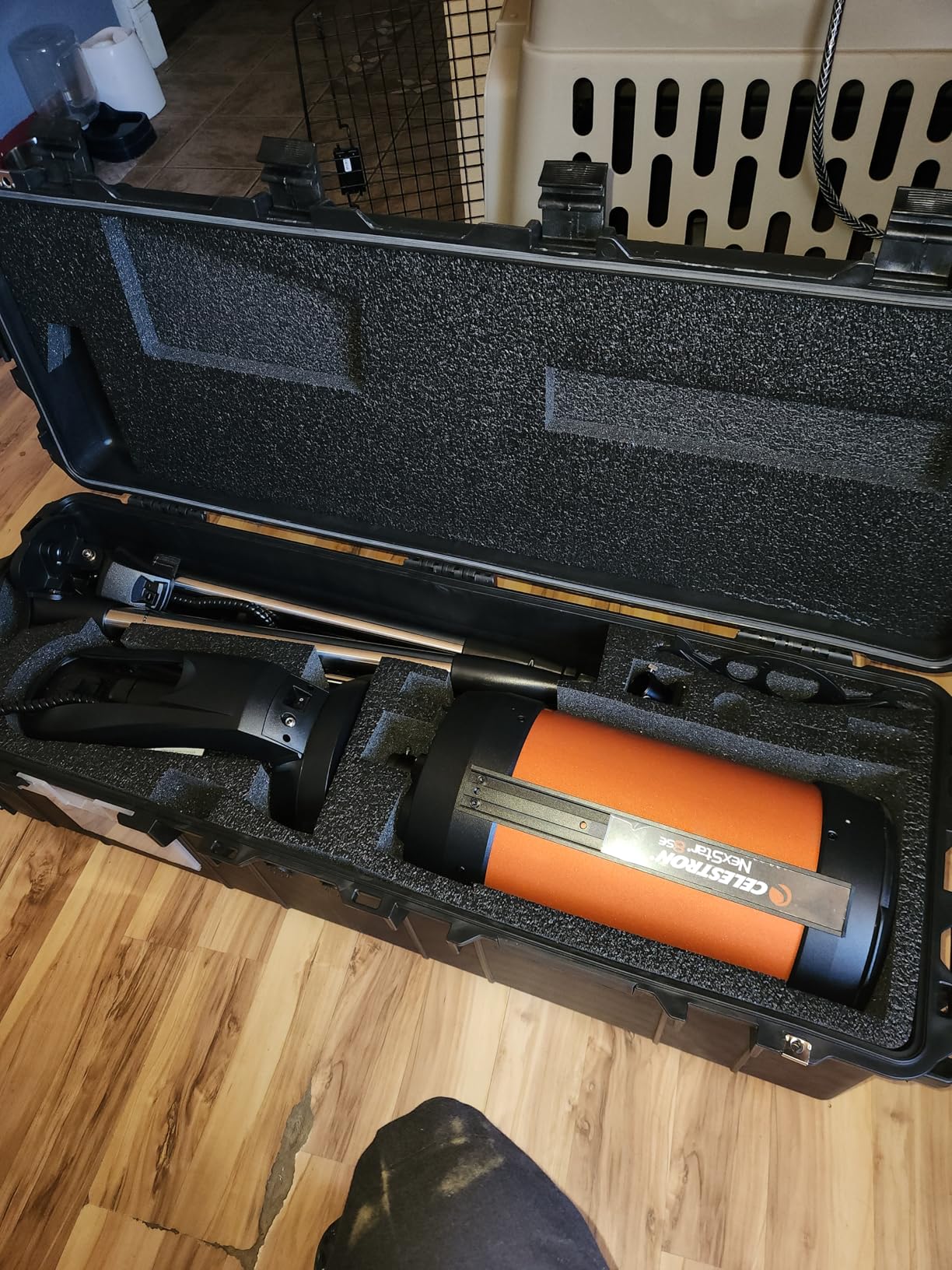 Case Club Case Fits Celestron NexStar 8SE Telescope, including Aperture, Mount, and Tripod. Hard-Shell, Waterproof, Travel Ready customer photo 1